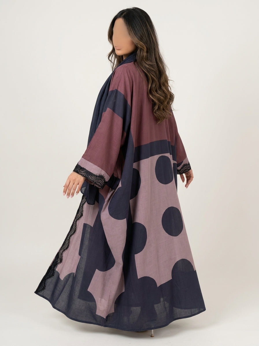 عباية طباعة | Printed Abaya - Image 3