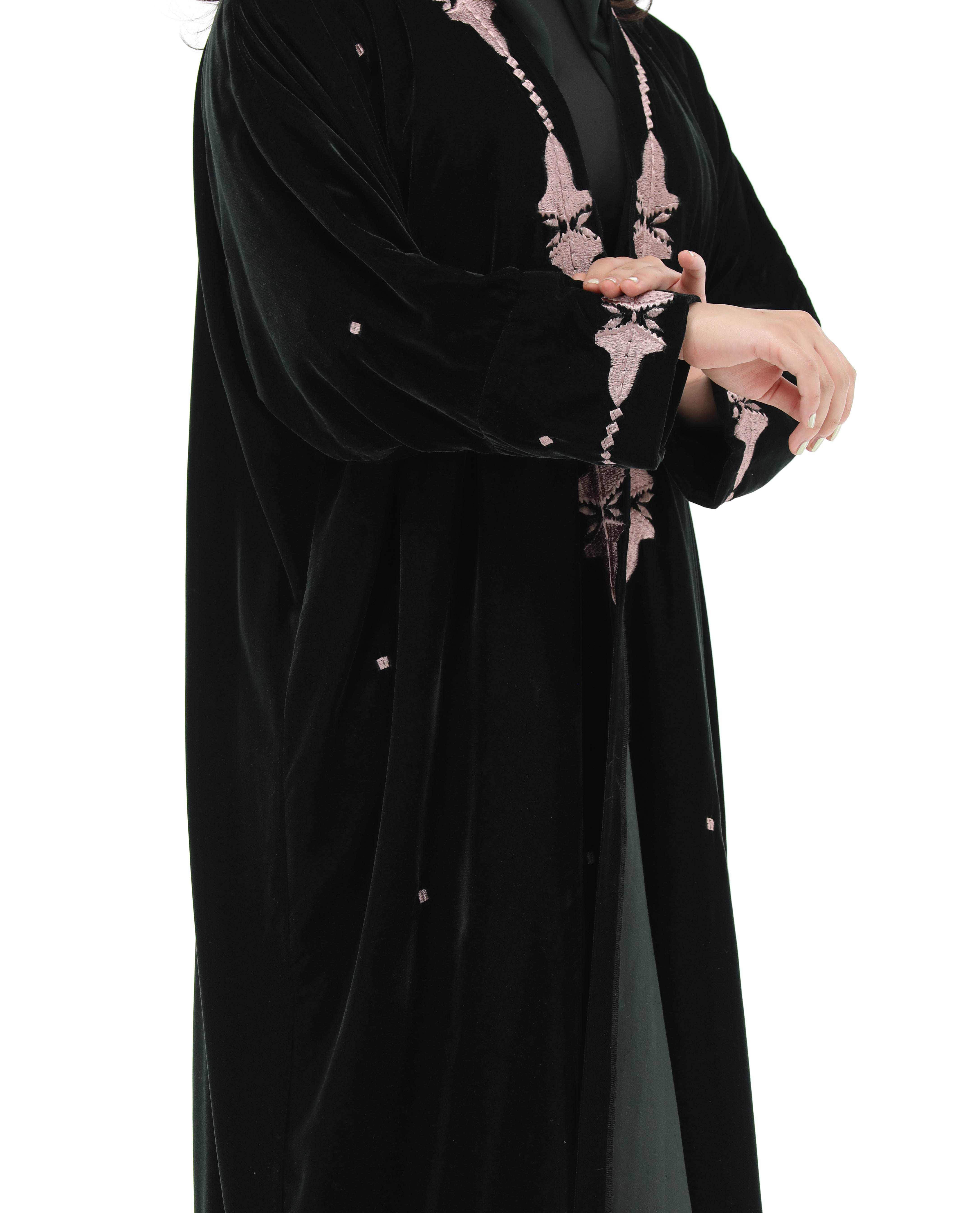 MW1112 - مخمل مع تطريز عادي - Aya