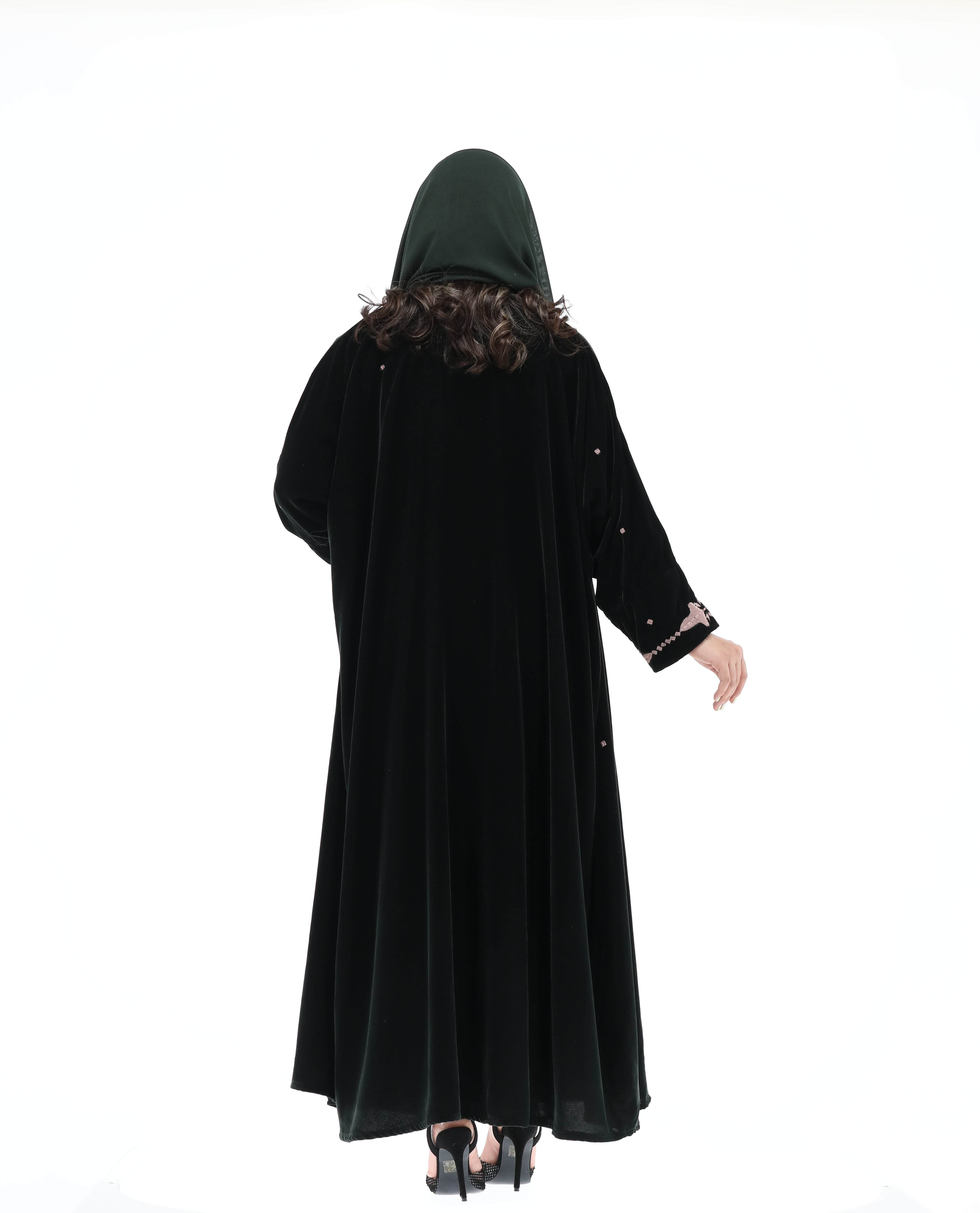 MW1112 - مخمل مع تطريز عادي - Aya