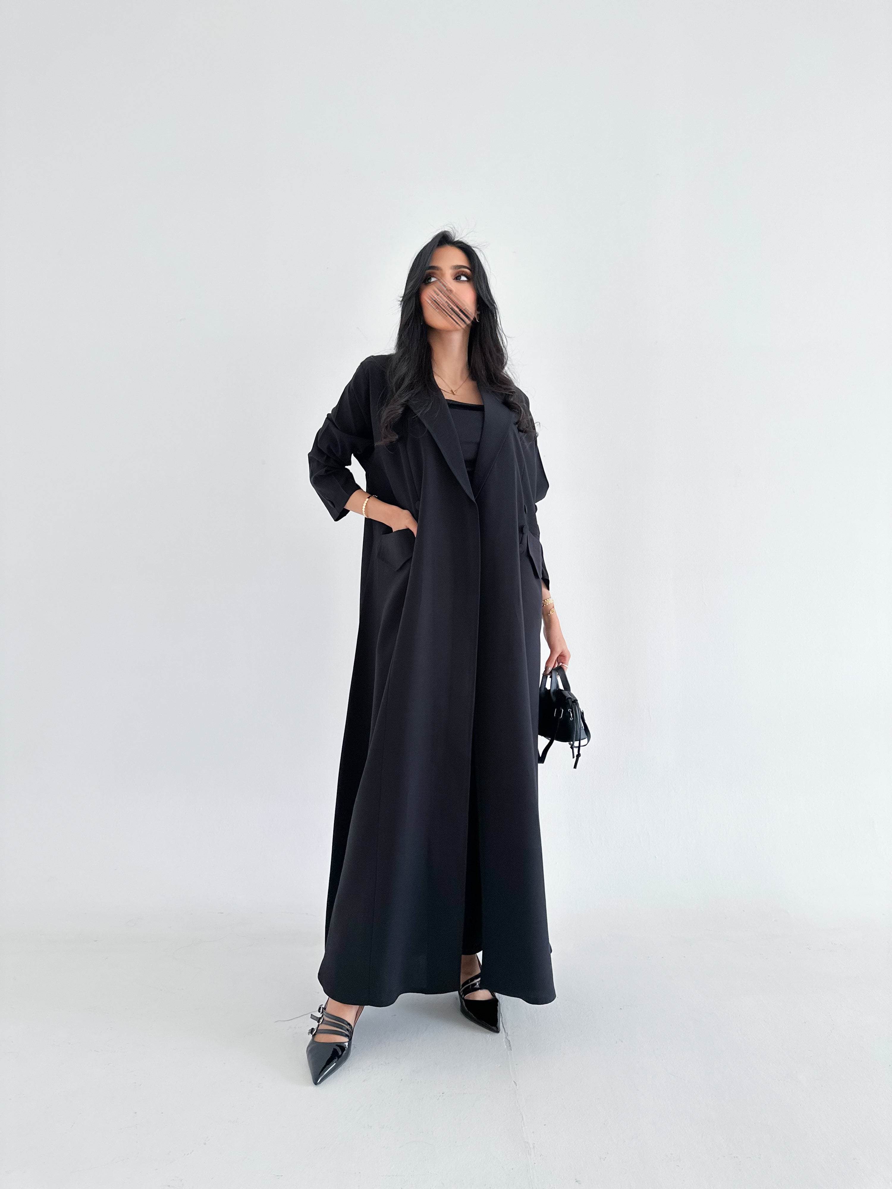 MW962 - حرير ياباني نص كلوش بليزر - Aya