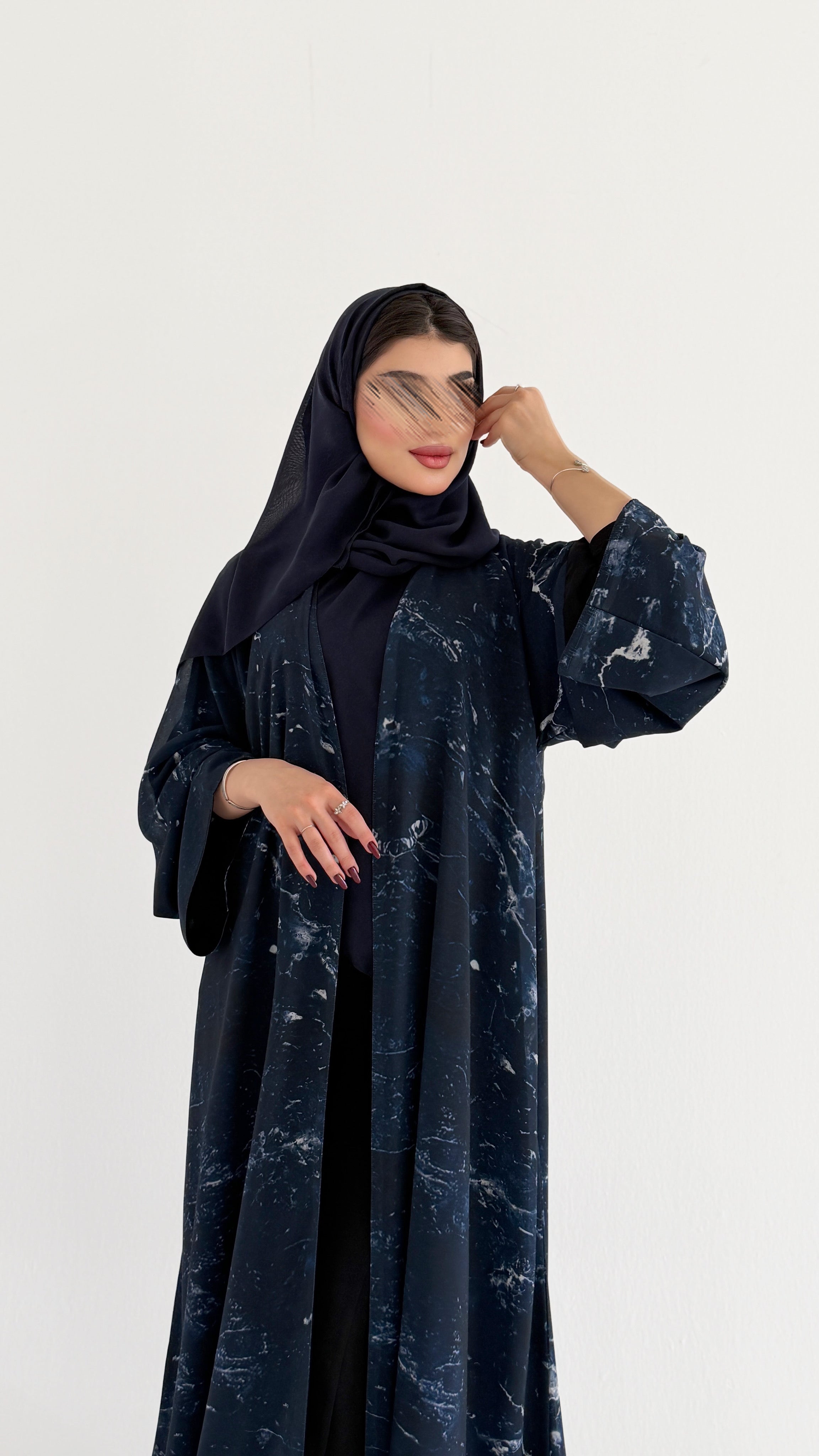 MWT1070 - عباية طباعة | Printed Abaya - Aya