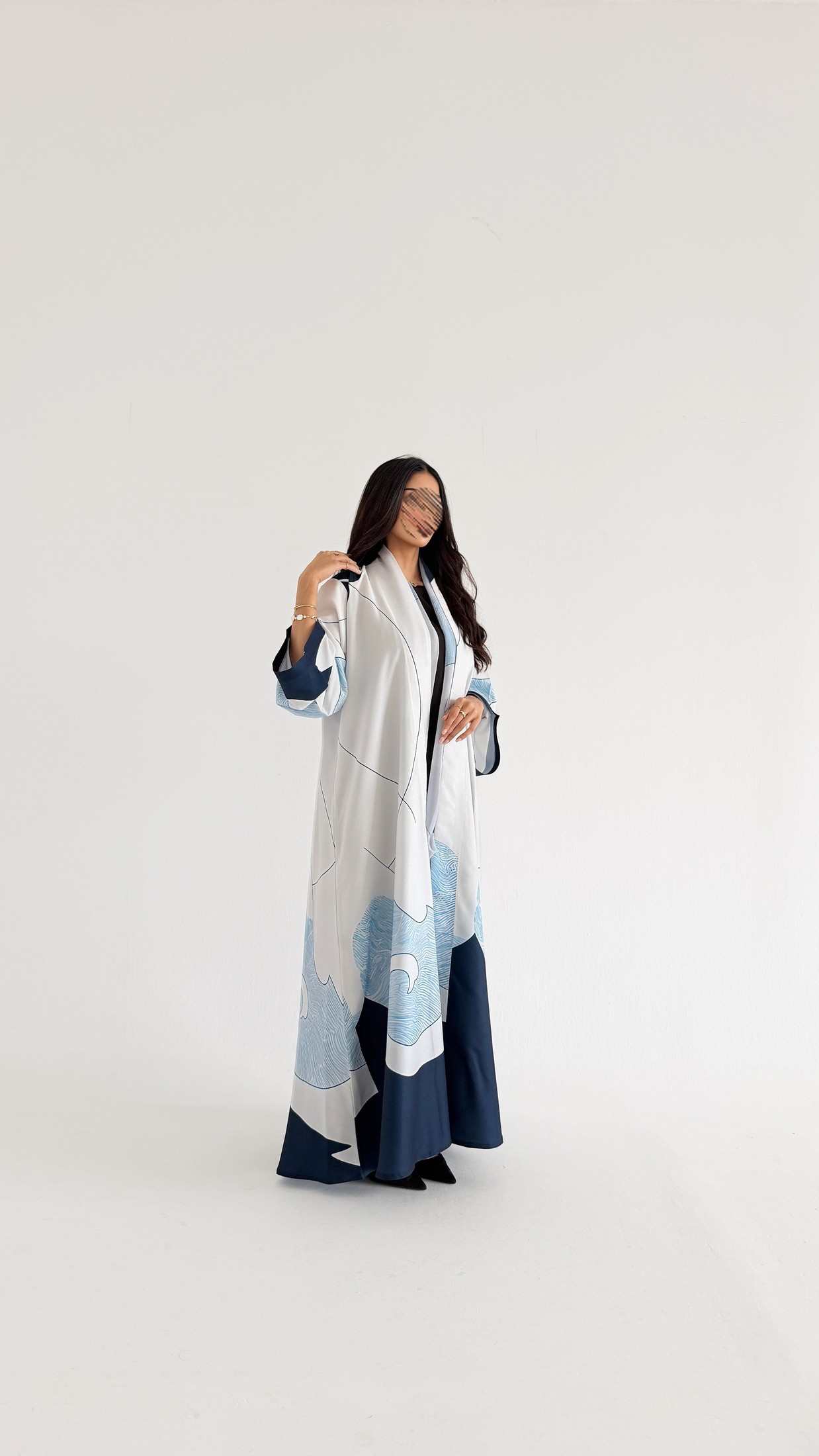 MWT1139 - عباية طباعة | Printed Abaya - Aya