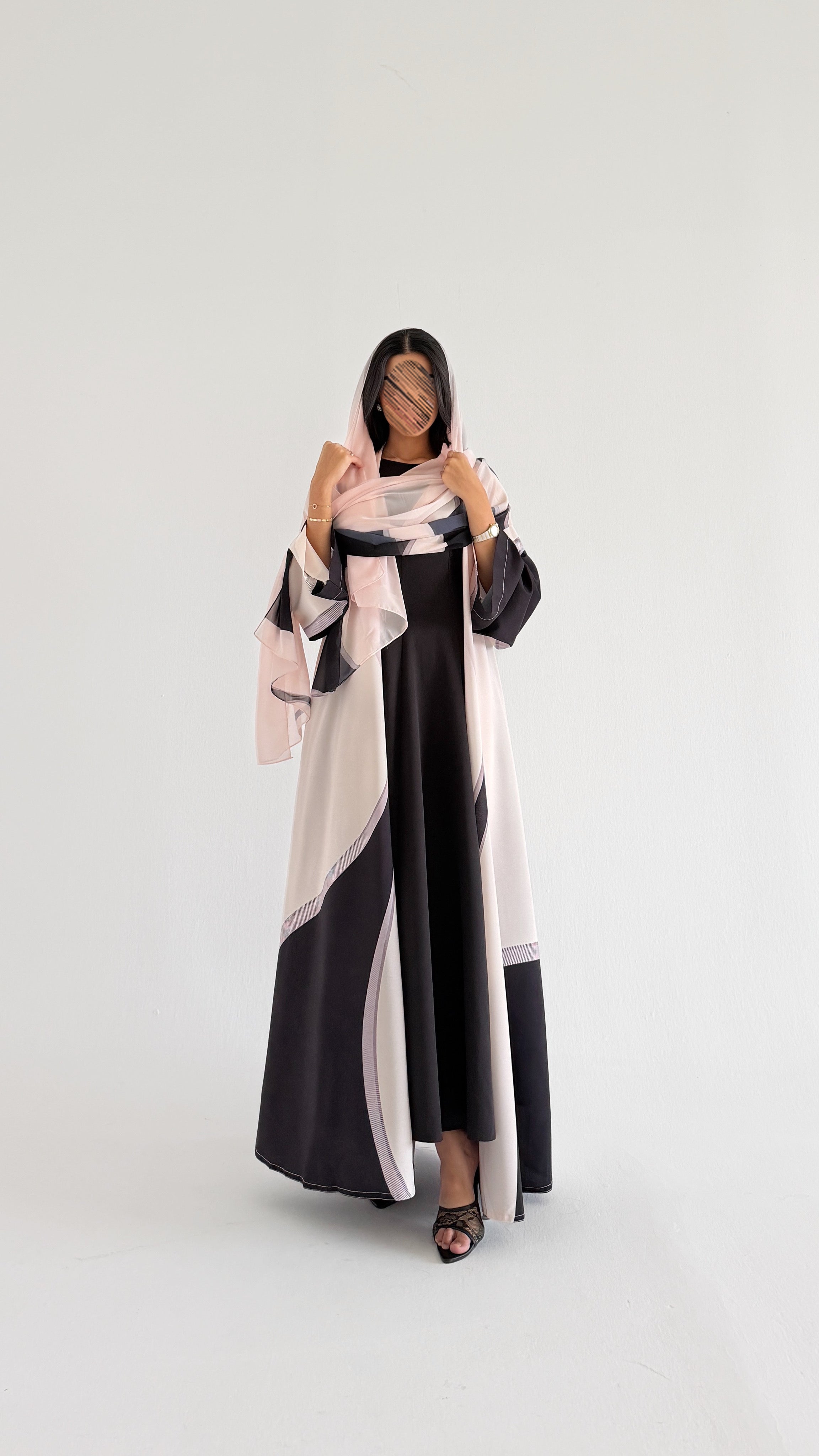 MWT1138 - عباية طباعة | Printed Abaya