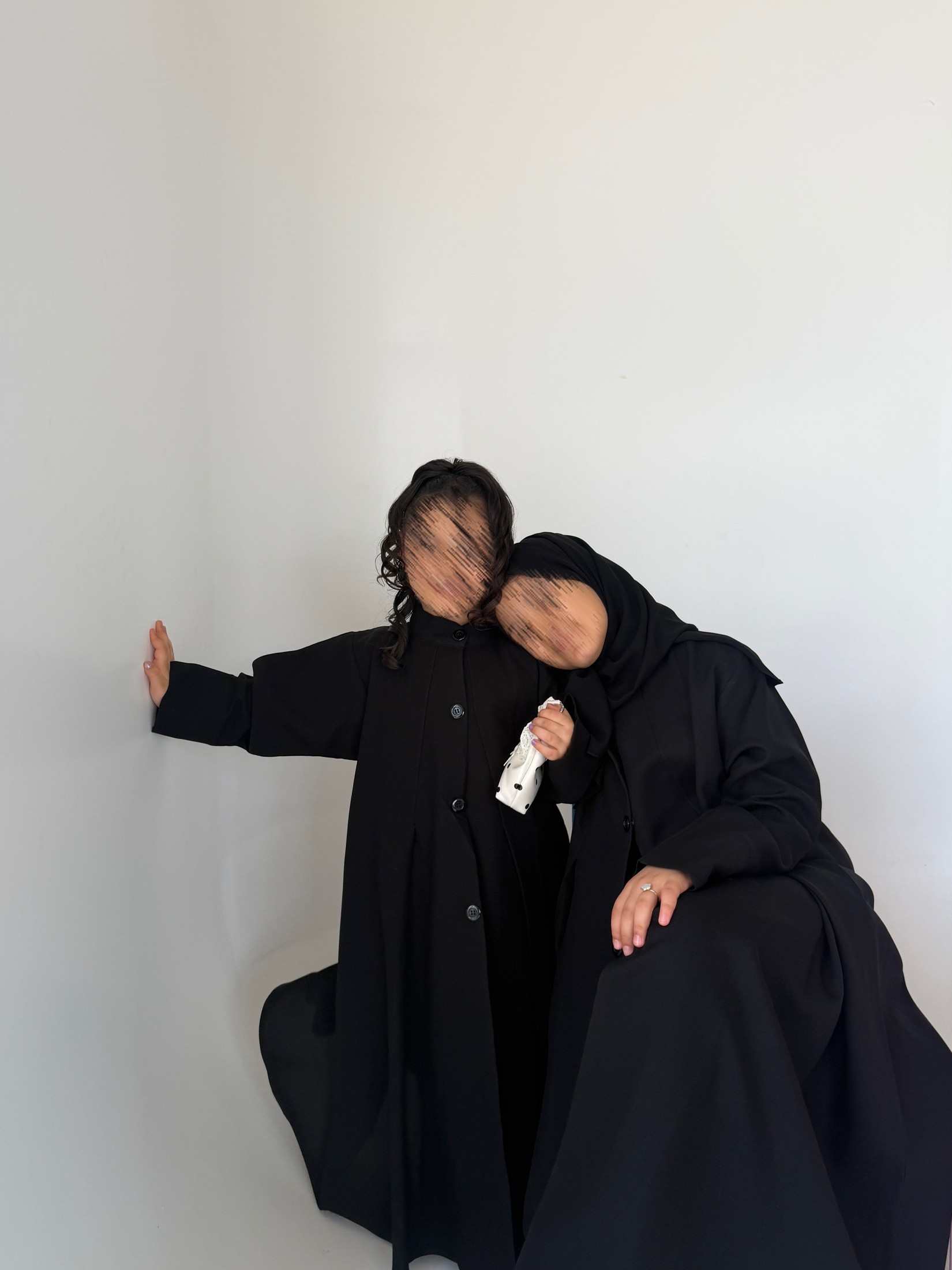 MWT4331 - عباية أطفال ميني مت سوداء يومية - Aya