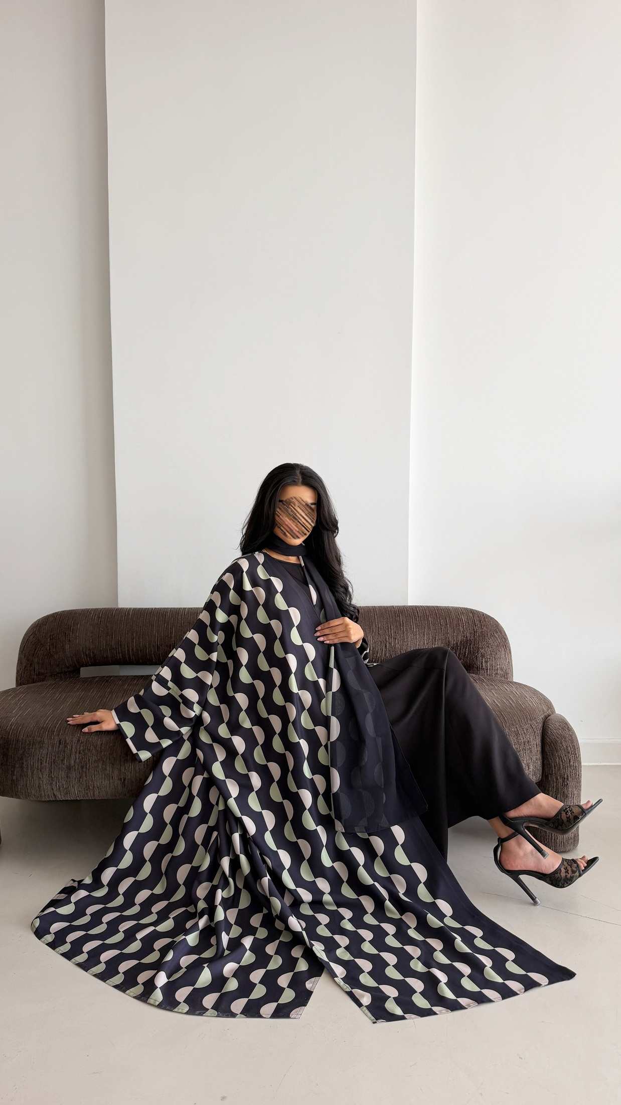 MWT2097 - Summer Printed Abaya |  عباية صيفية طباعة - Aya