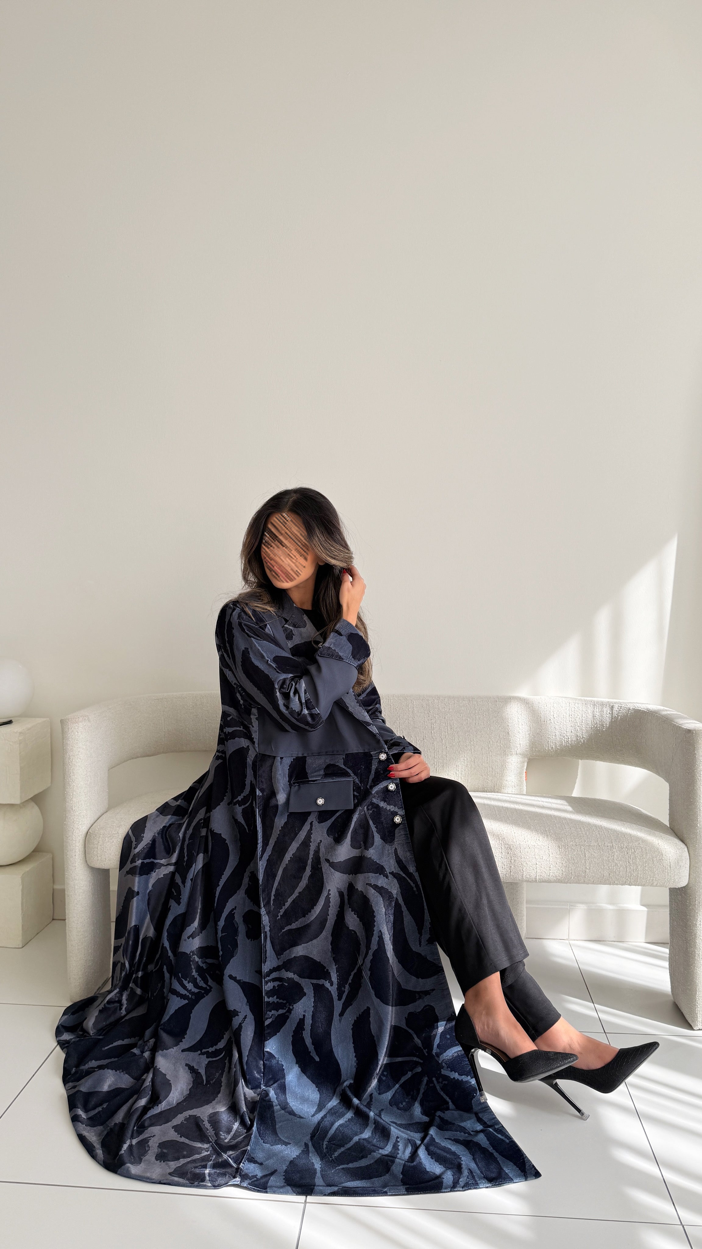 MWT759 - عباية بليزر برينت - Aya