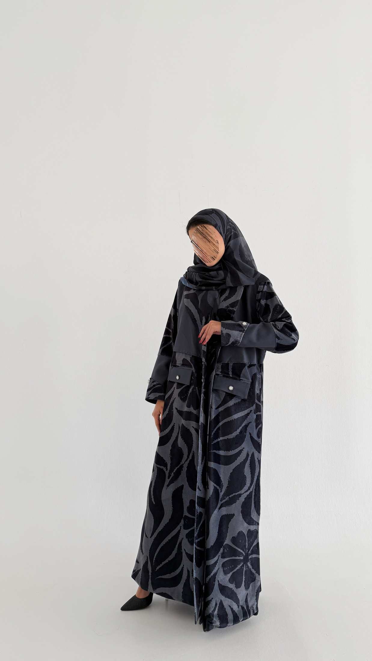 MWT759 - عباية بليزر برينت - Aya
