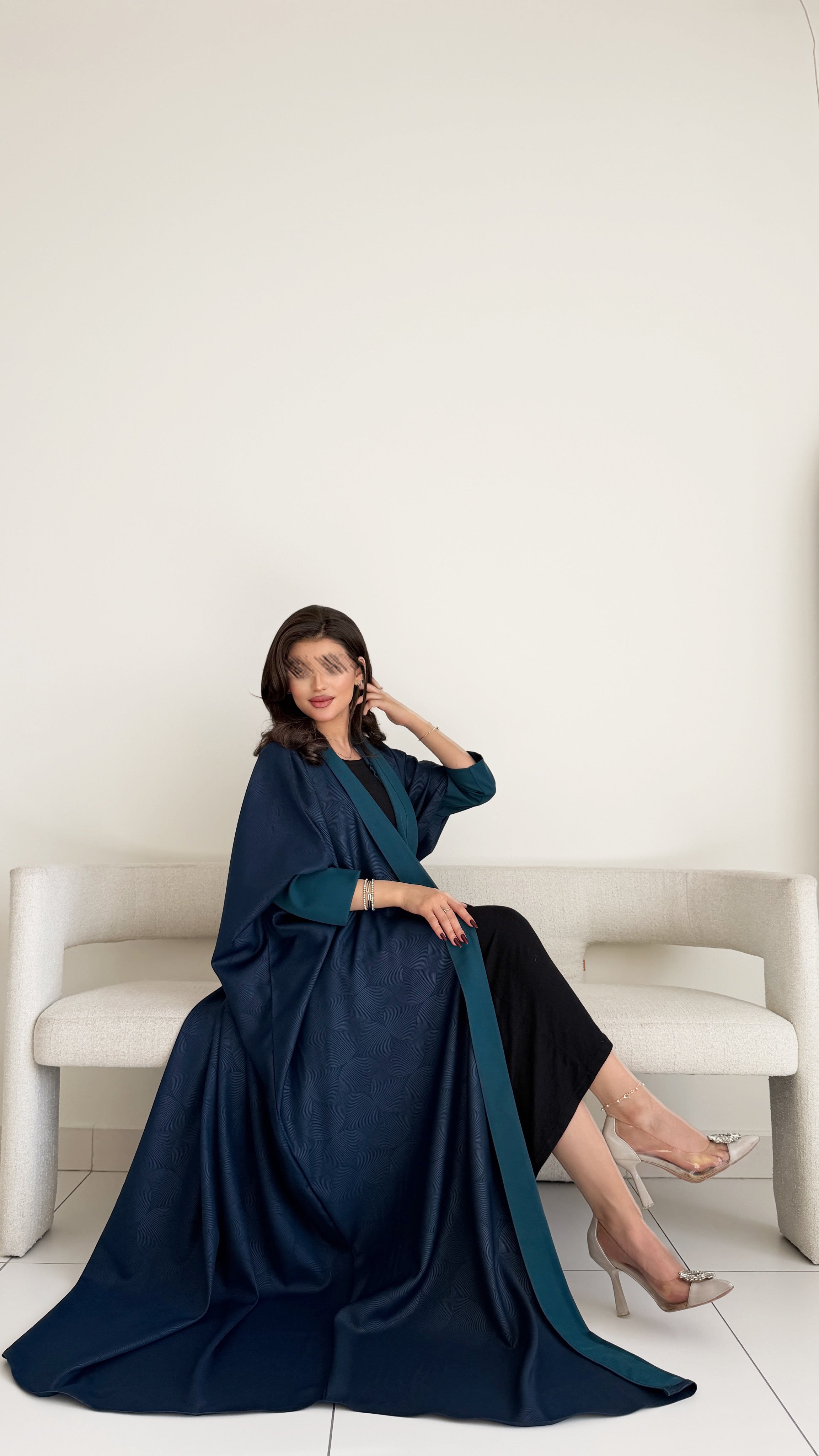 MWT1090 - عباية طباعة | Printed Abaya - Aya