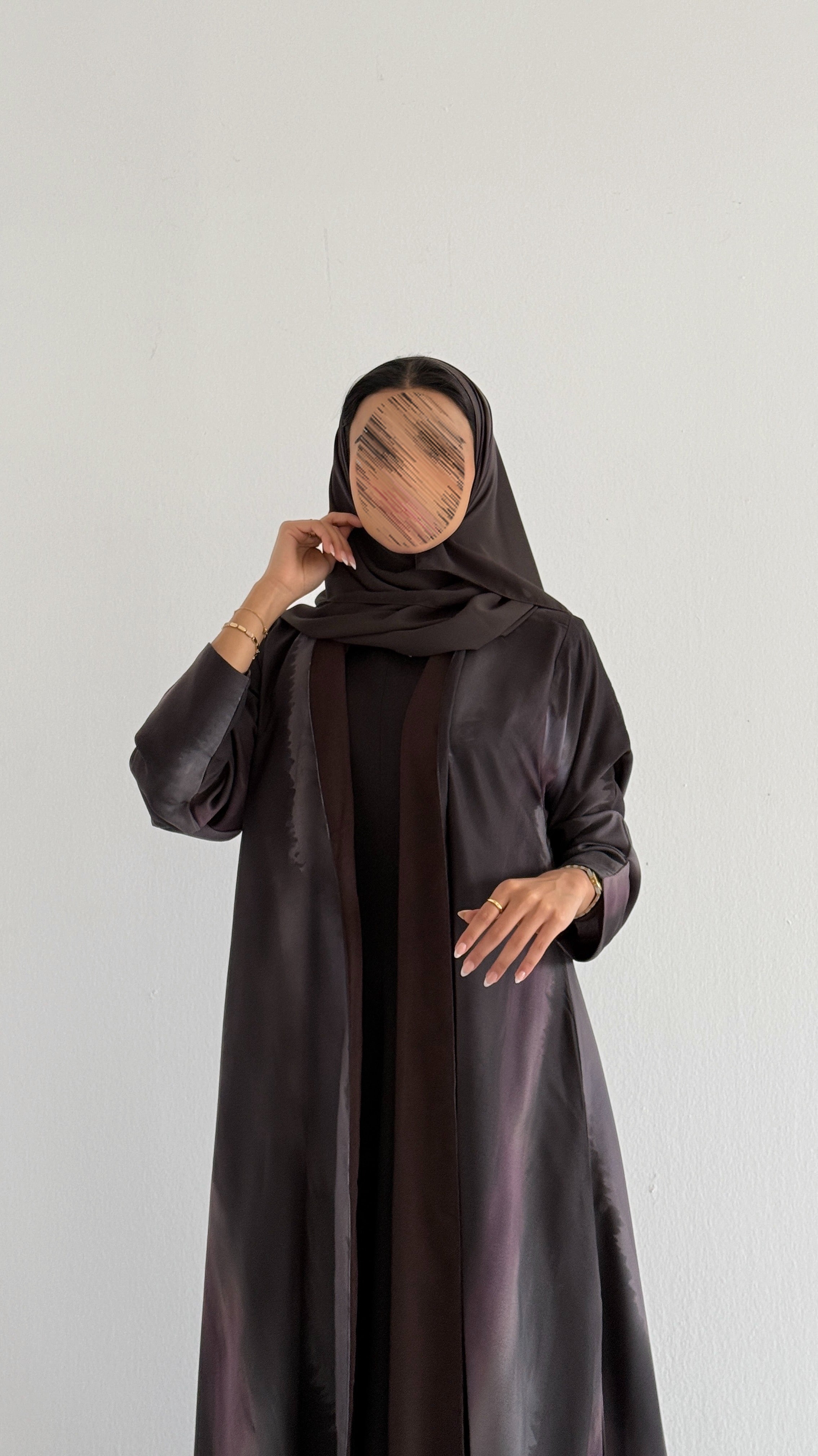 MWT2136 - عباية طباعة- Printed Abaya - Aya