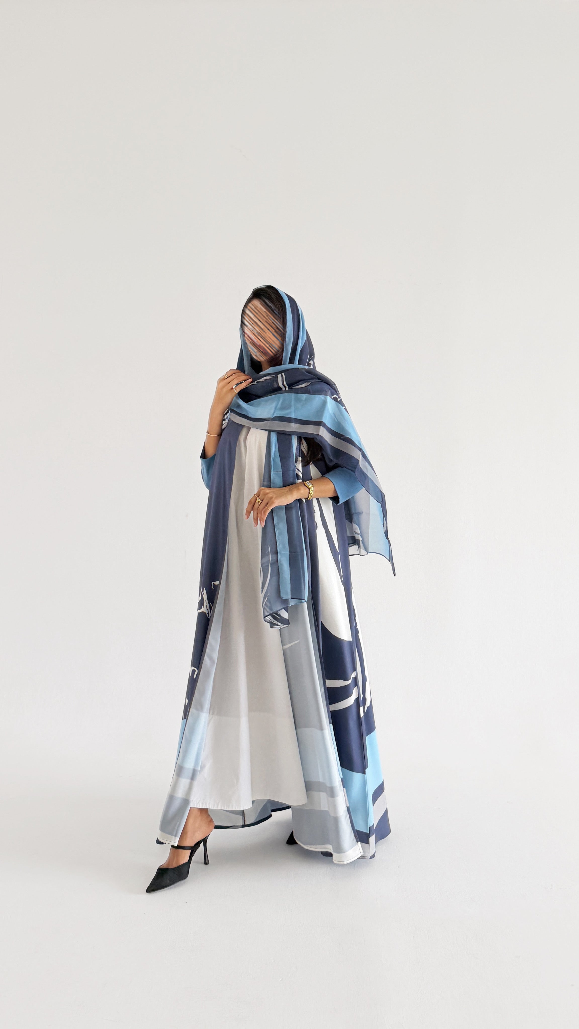 MWT1161 - عباية طباعة | Printed Abaya - Aya