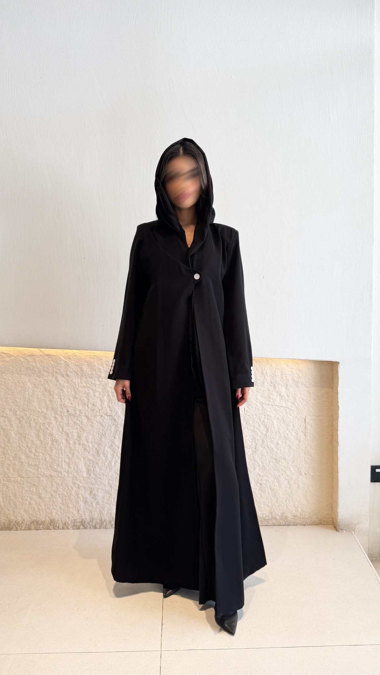 MW1780 - عباية بليزر بقماش كوبرا - Aya
