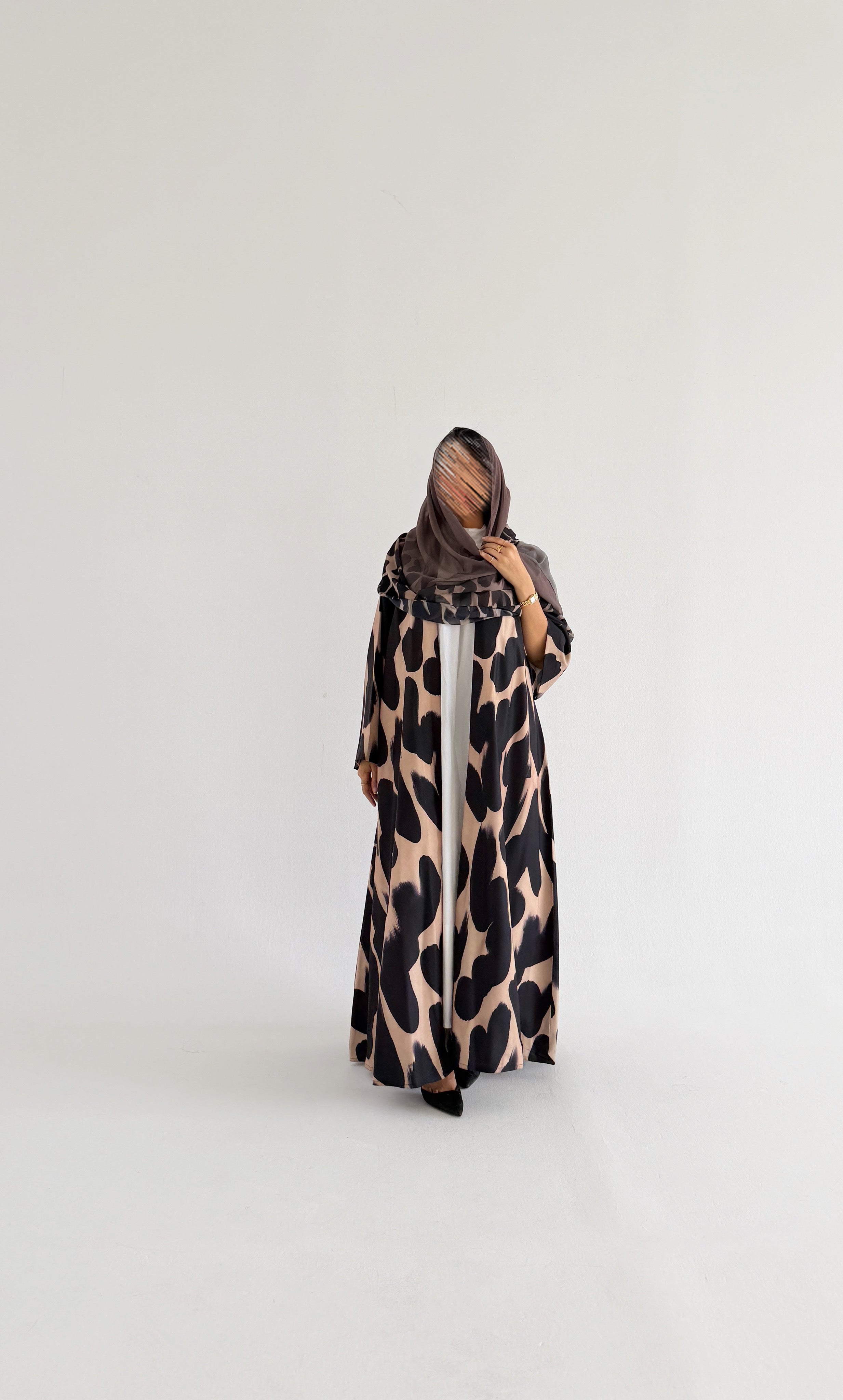 MWT1156 - عباية طباعة | Printed Abaya - Aya