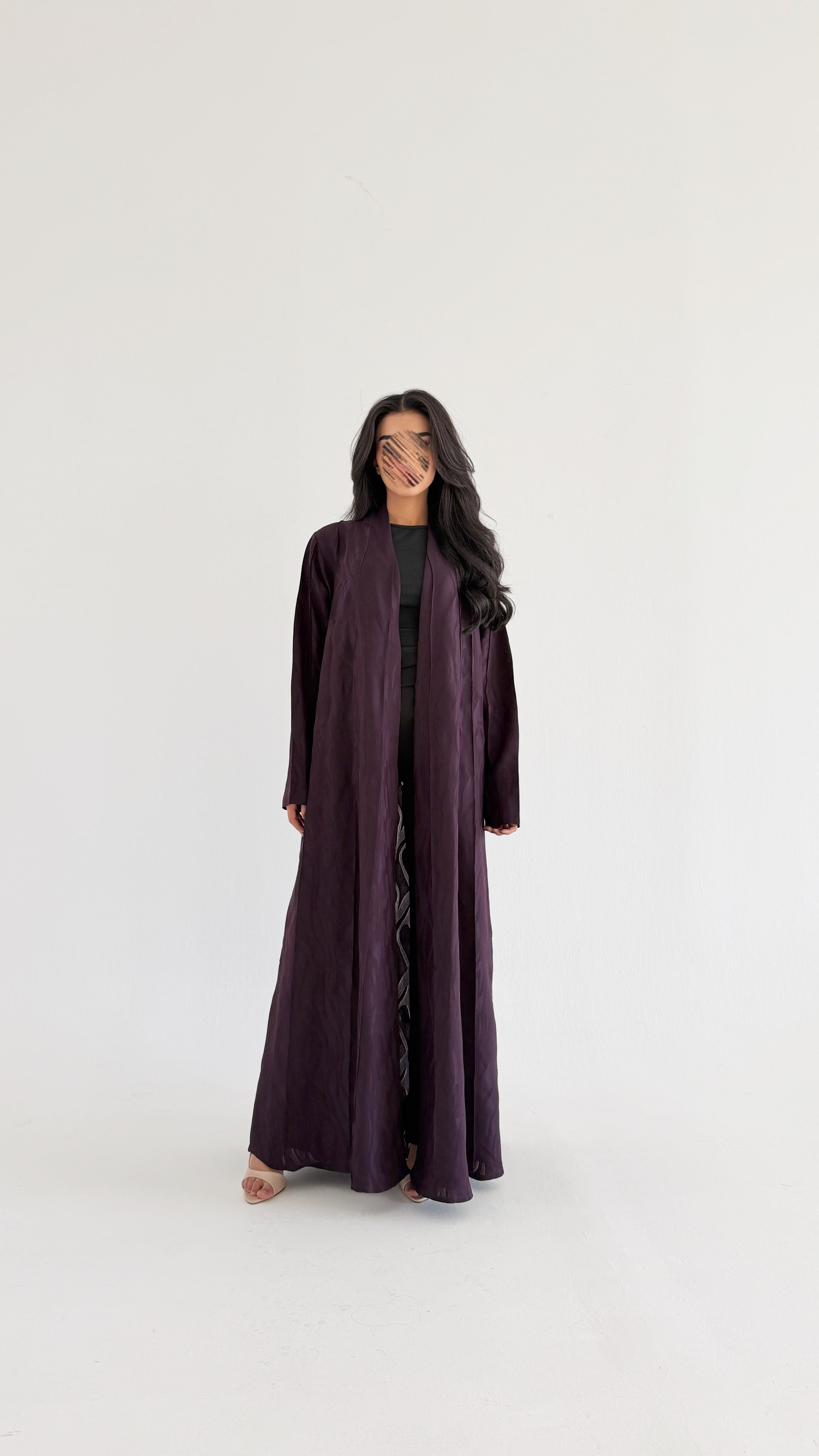 MW2090 - عباية جاكار أنيقة بقصّة بليزر عصرية - Aya