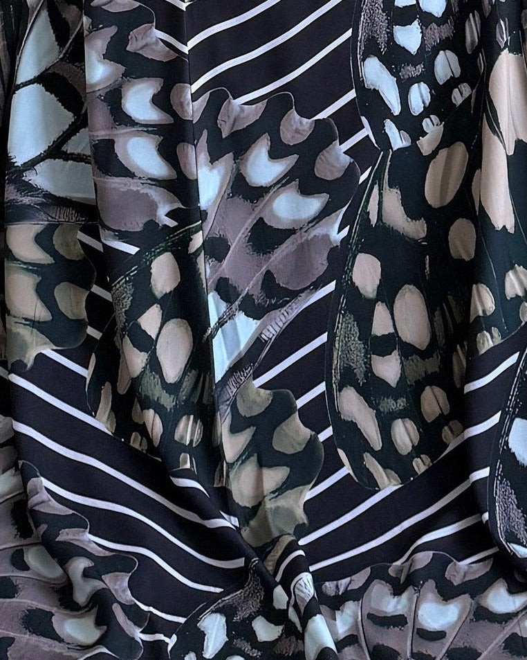 MWT2133 - عباية طباعة- Printed Abaya