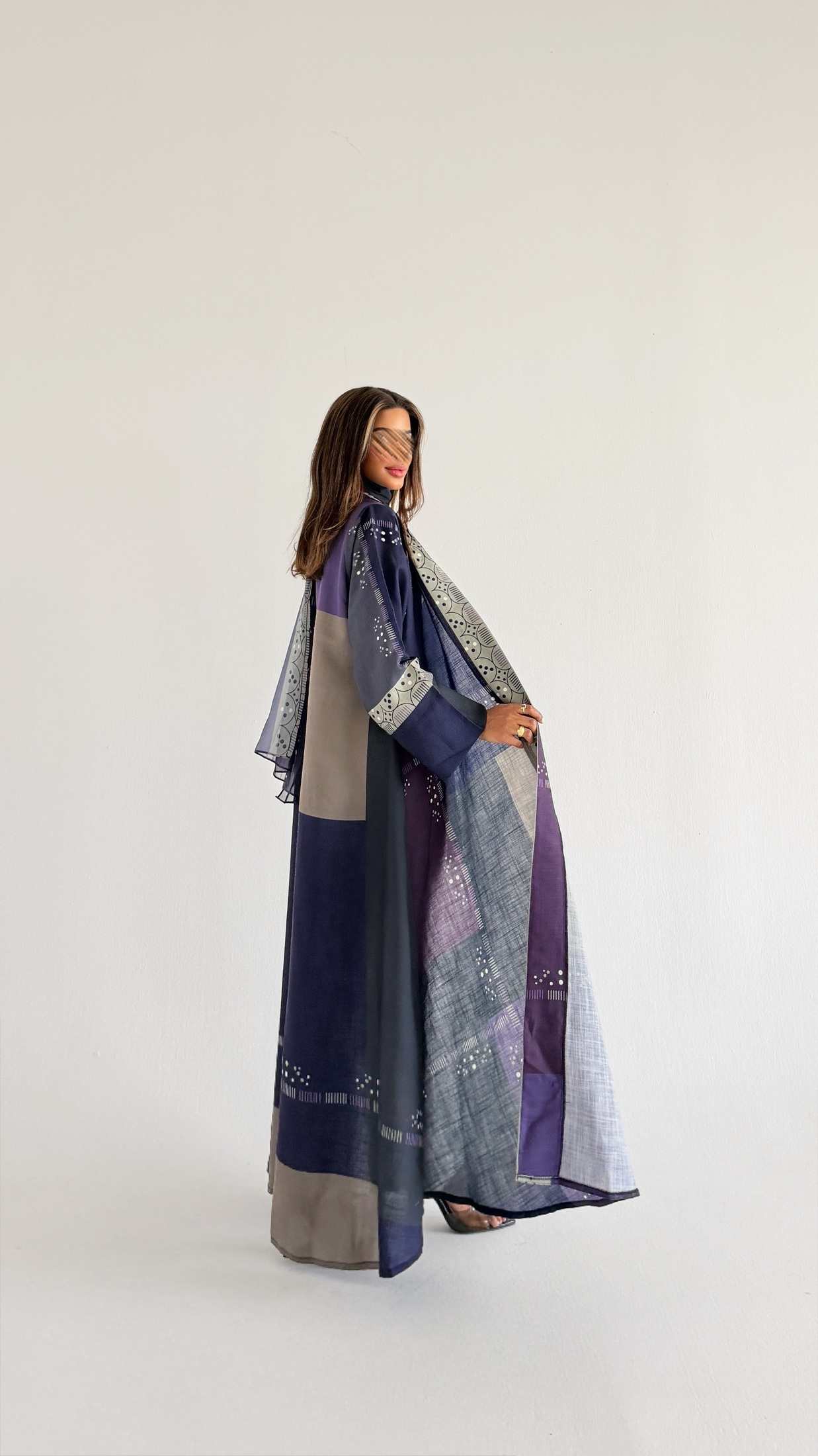 MWT1532 عباية طباعة | Printed Abaya - Aya