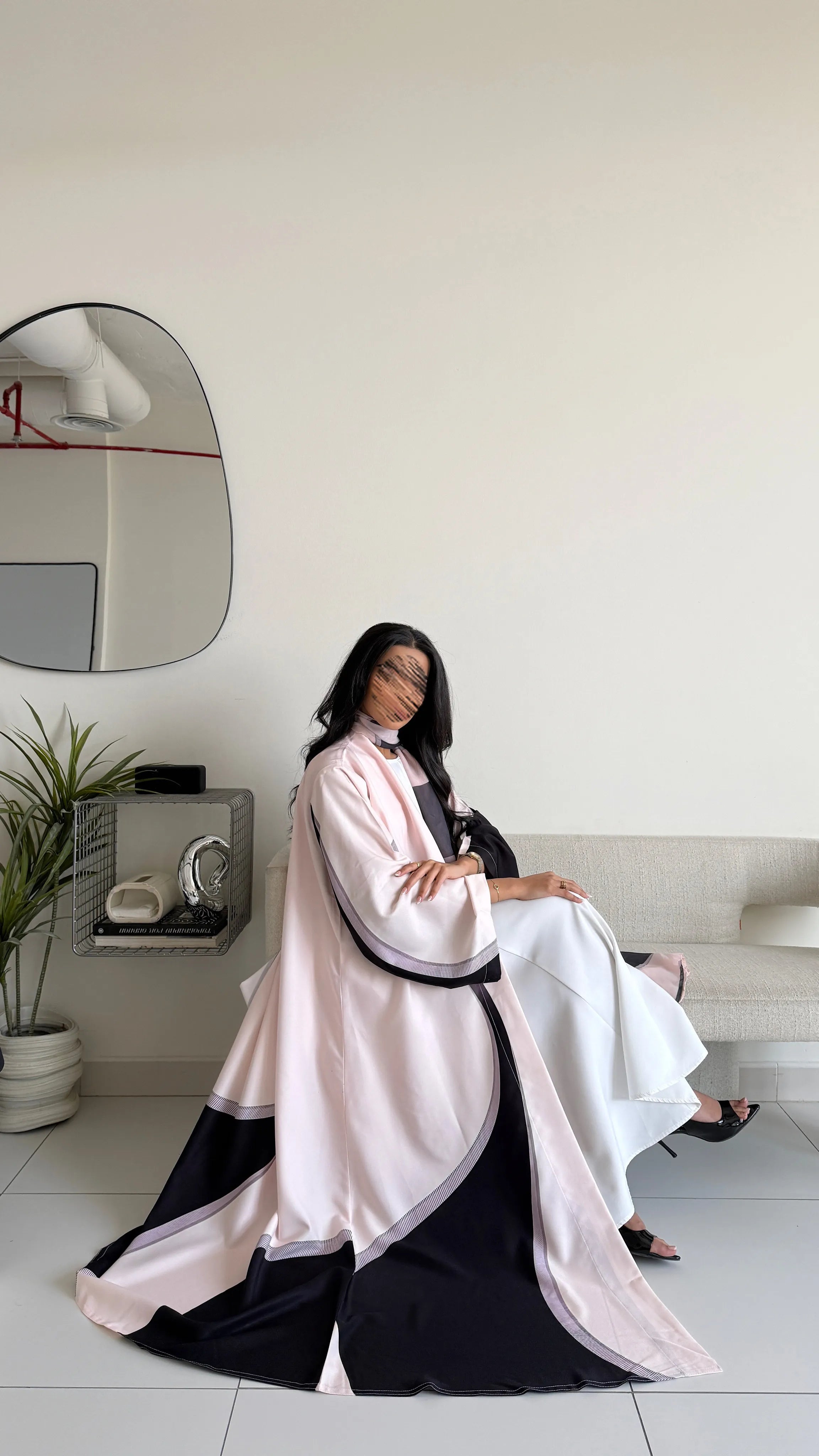 MWT1138 - عباية طباعة | Printed Abaya - Aya
