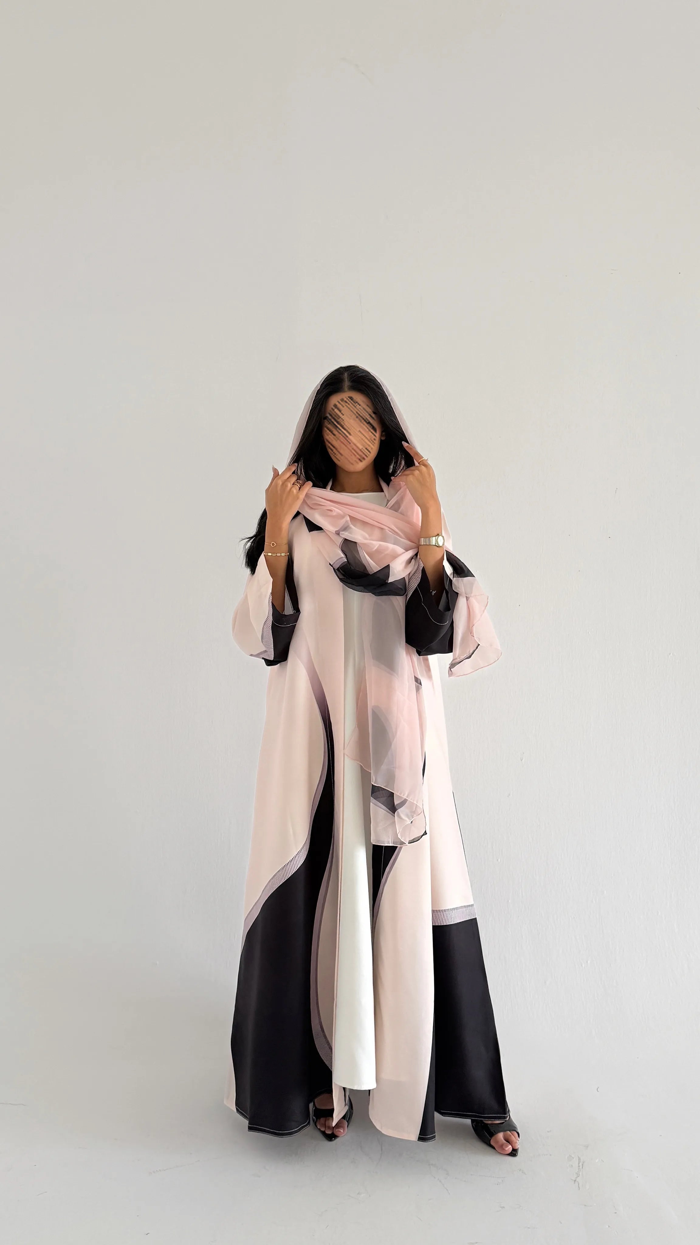 MWT1138 - عباية طباعة | Printed Abaya - Aya