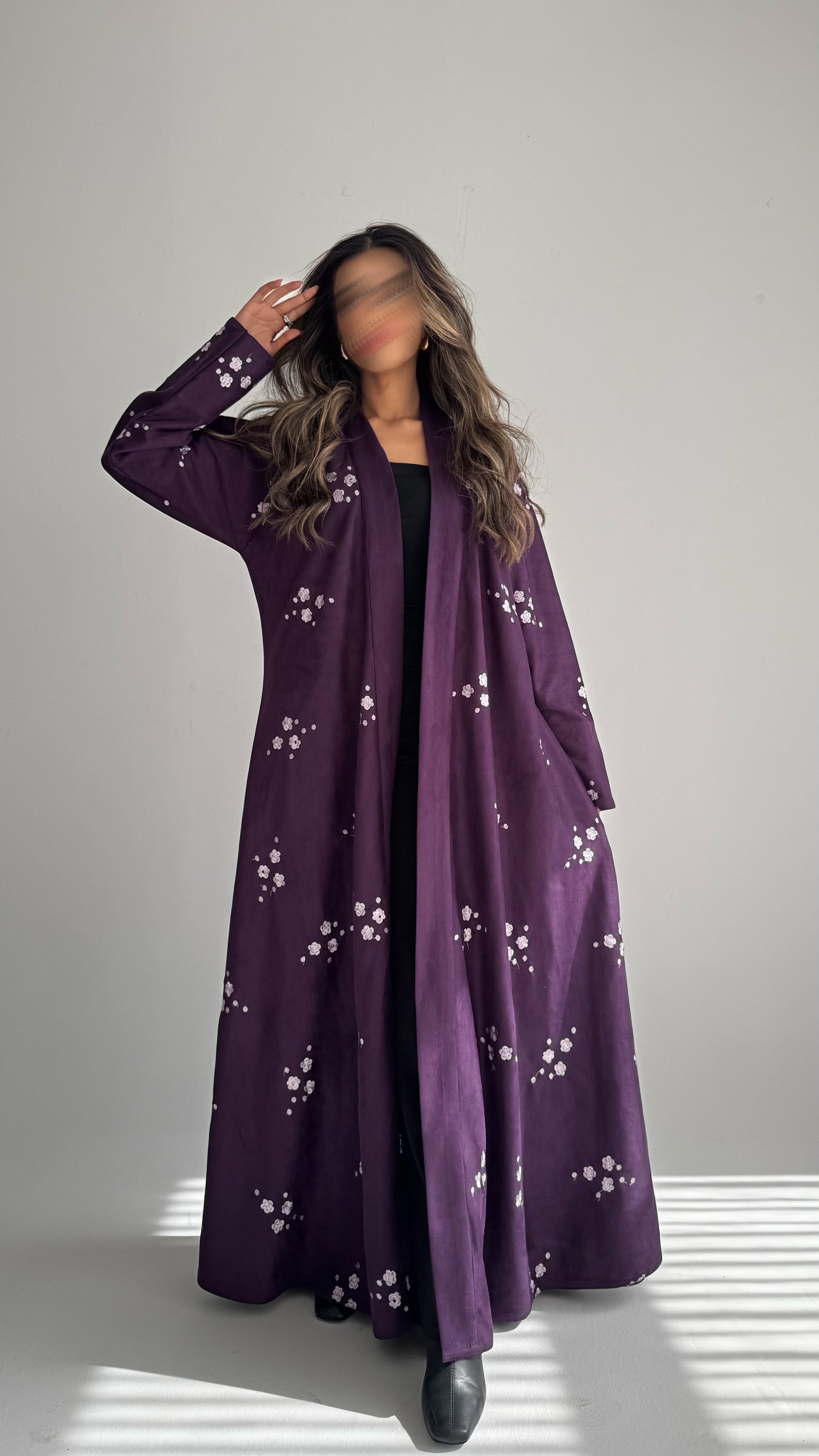 MWT691 -عباية شامواه تطريز - Aya