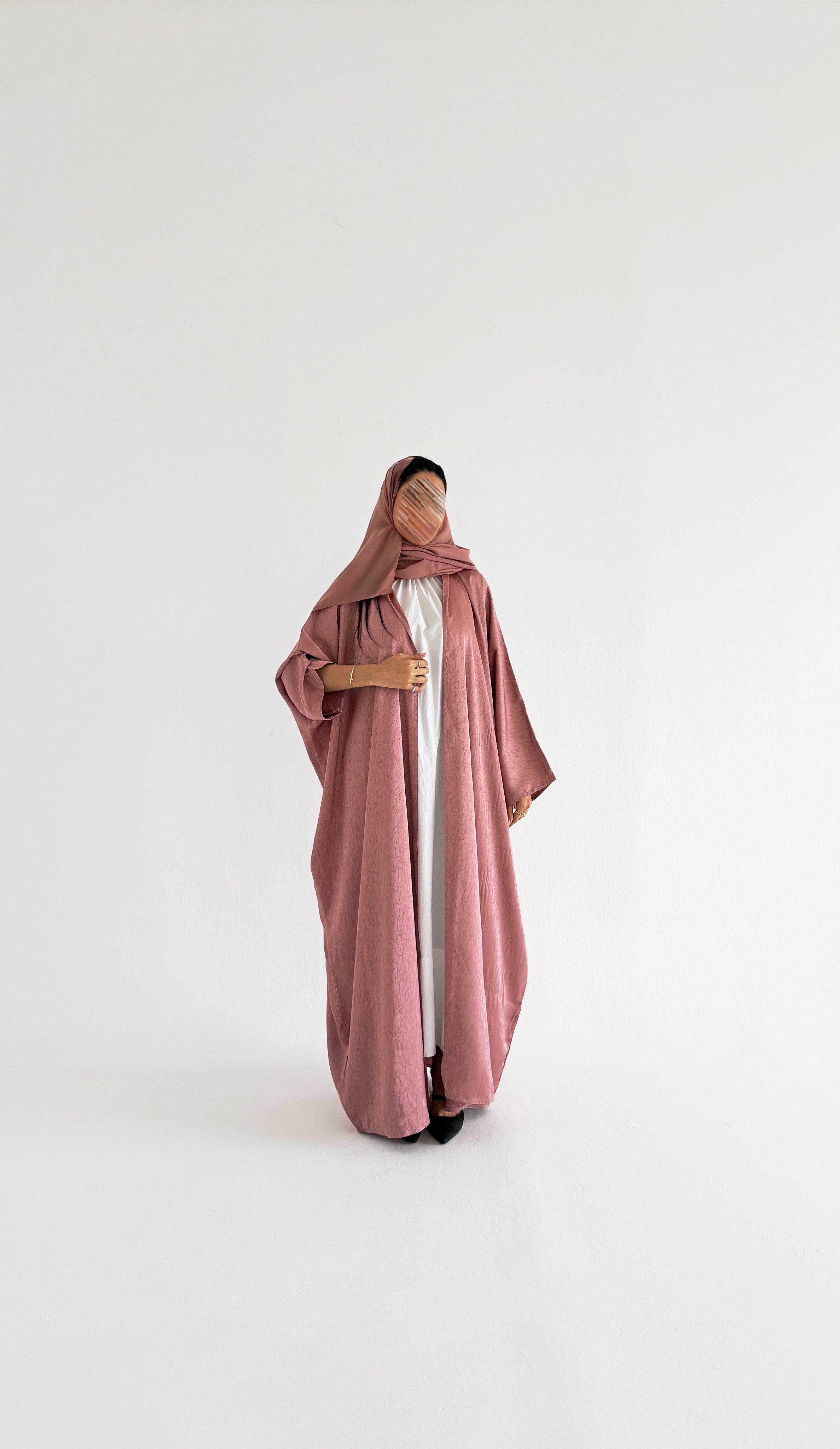 MWT2035 - عباية جاكار زهرية - Aya