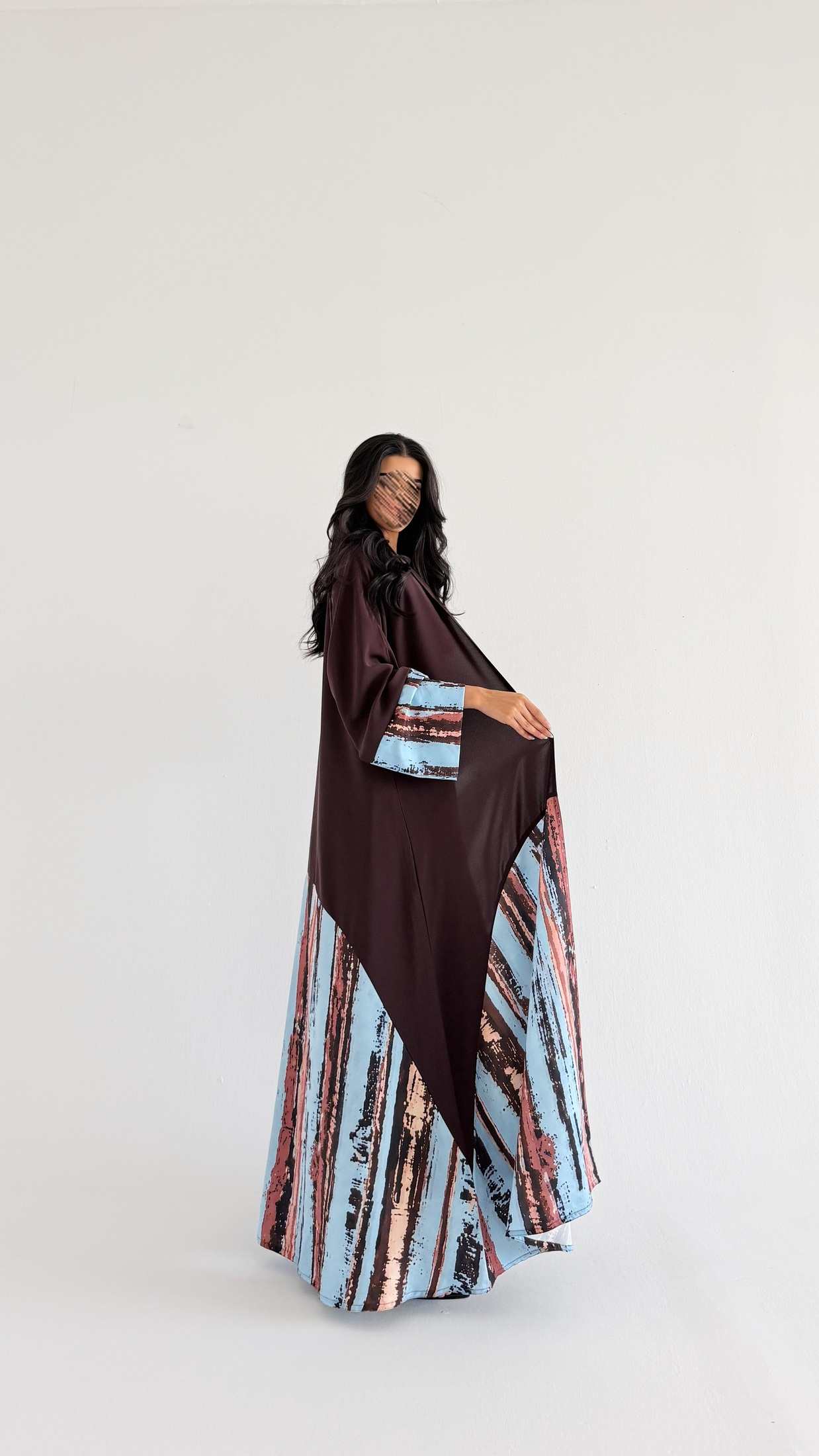 MWT1540 عباية طباعة | Printed Abaya - Aya