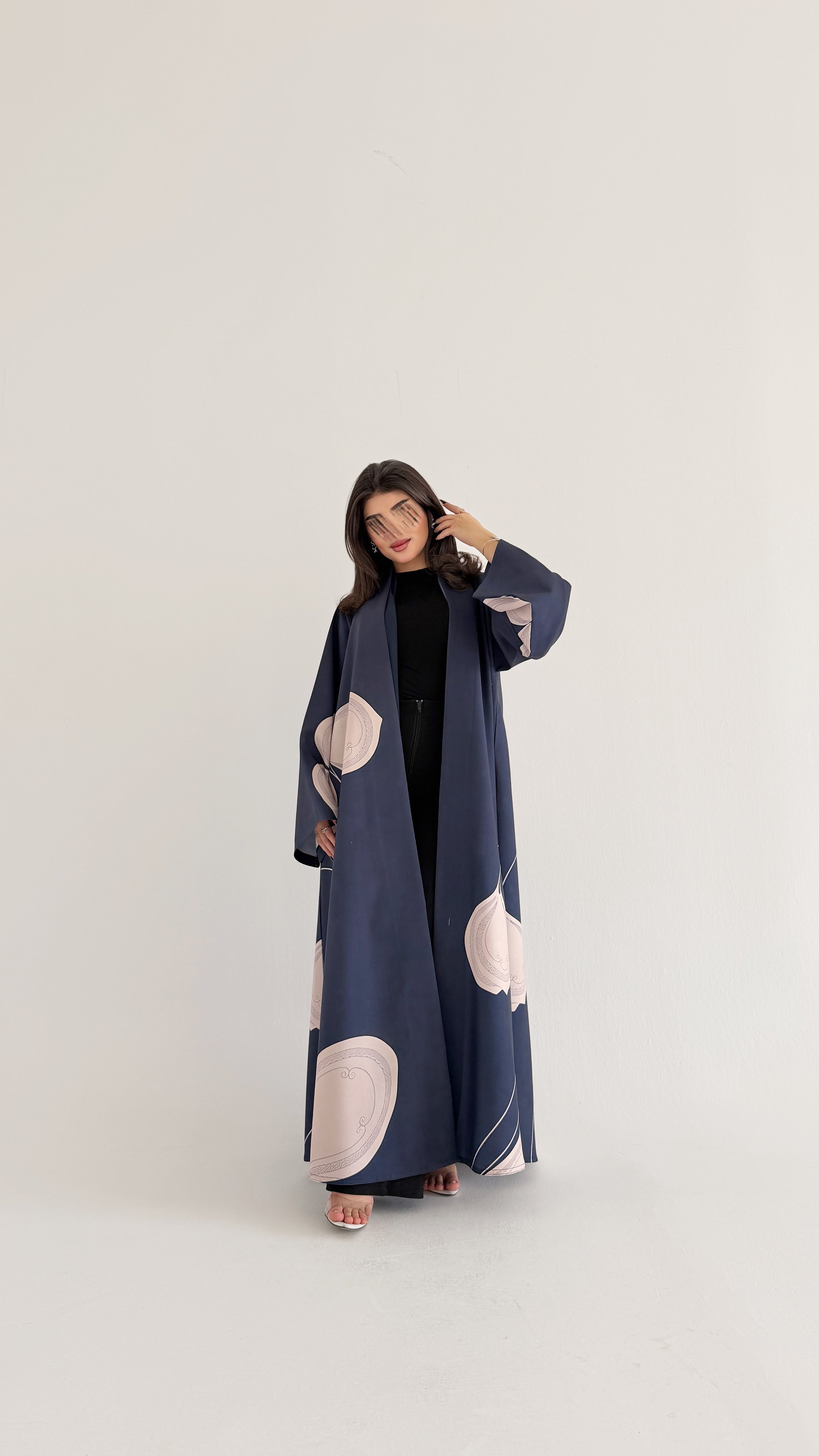MWT1061 -عباية طباعة | Printed Abaya - Aya