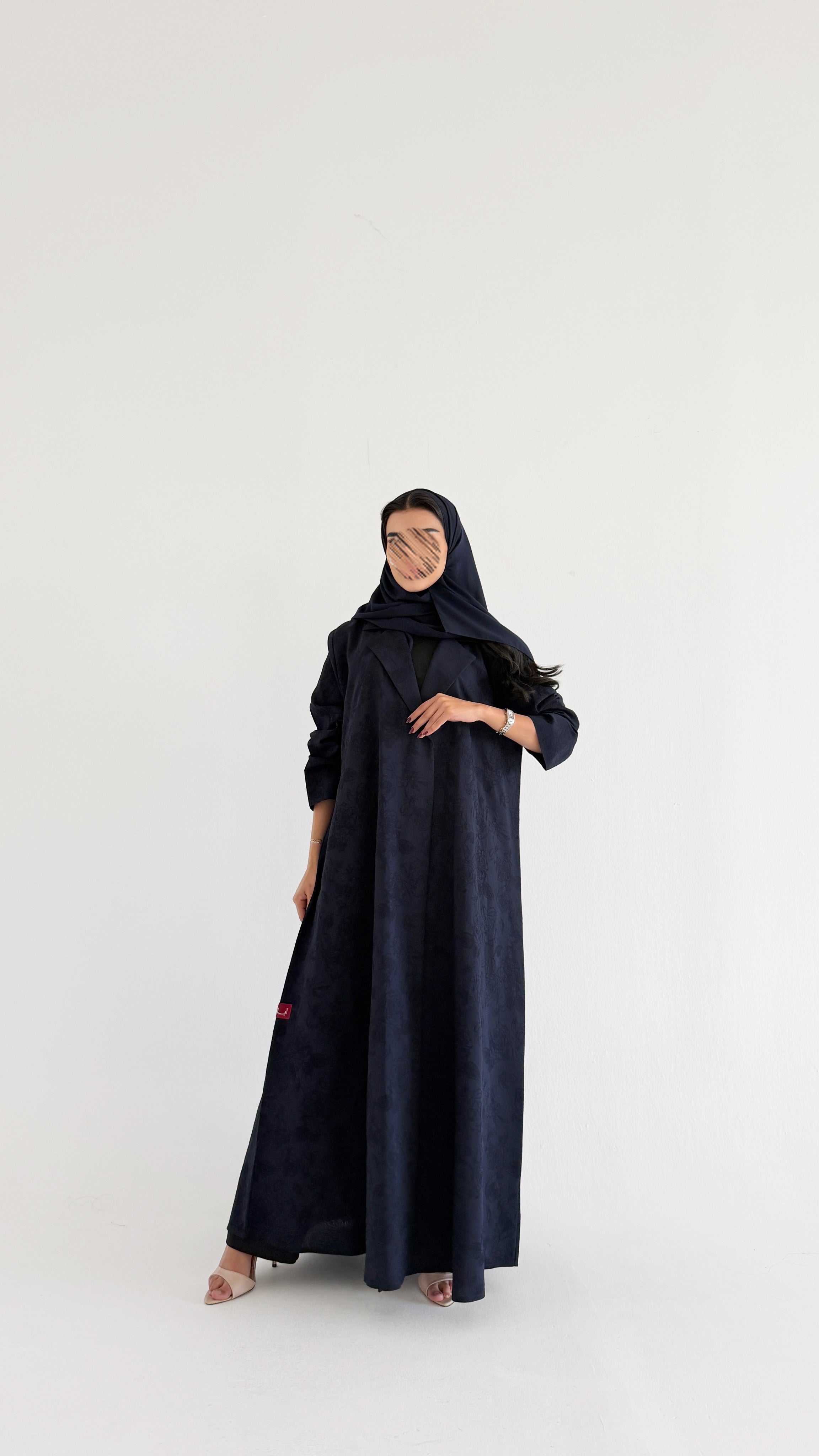 MW2087 - عباية جاكار أنيقة بقصّة بليزر عصرية - Aya