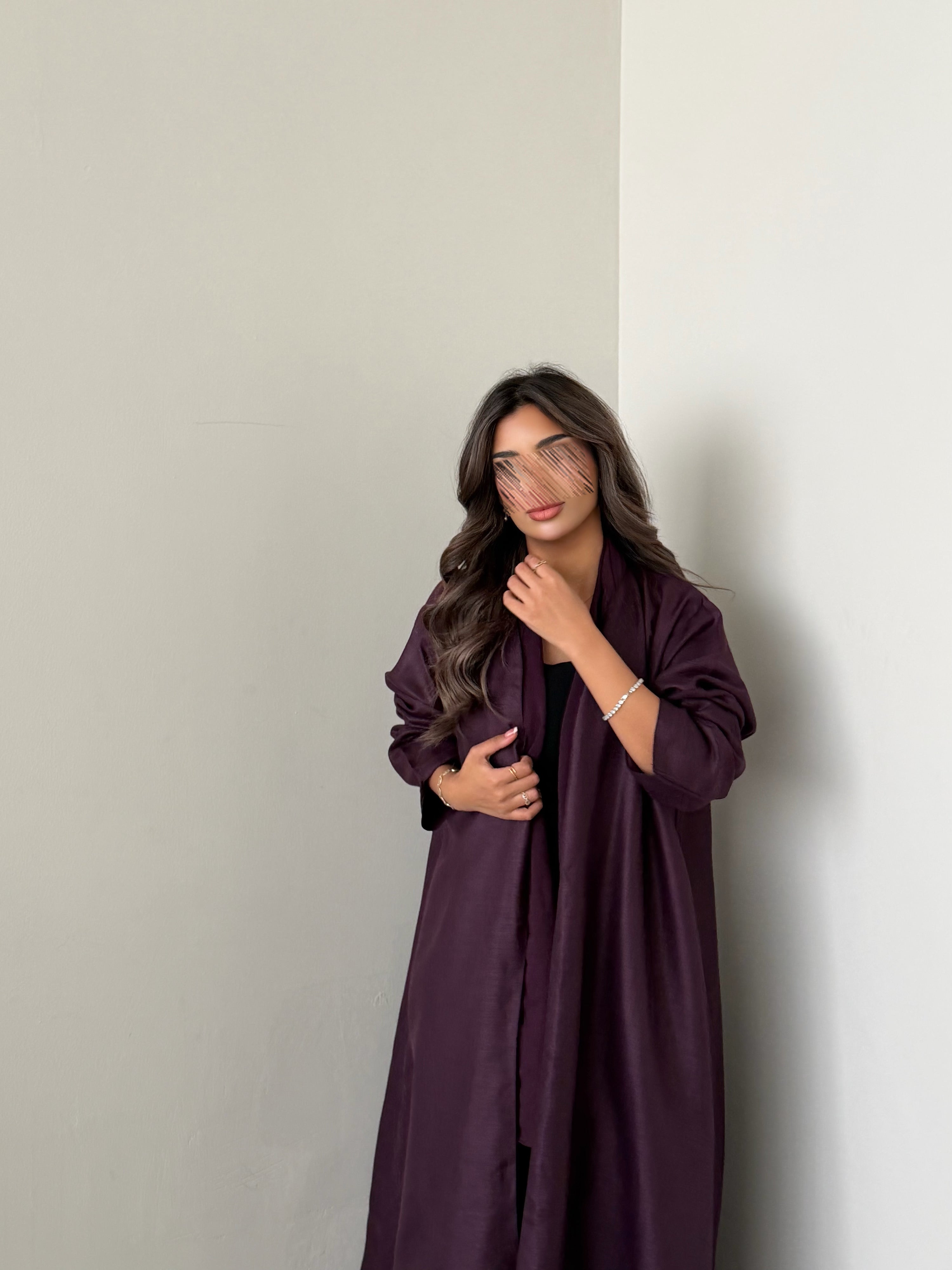 MWT1054 - عبايه موفي لنن - Aya