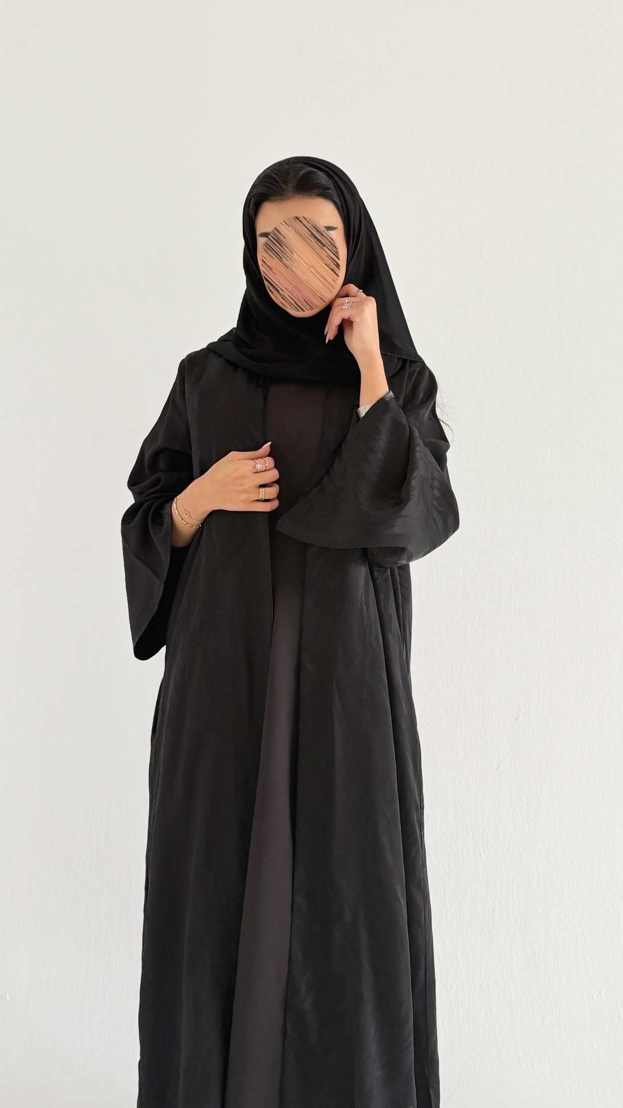 MWT4009 - عباية فيسكوز جاكار - Aya