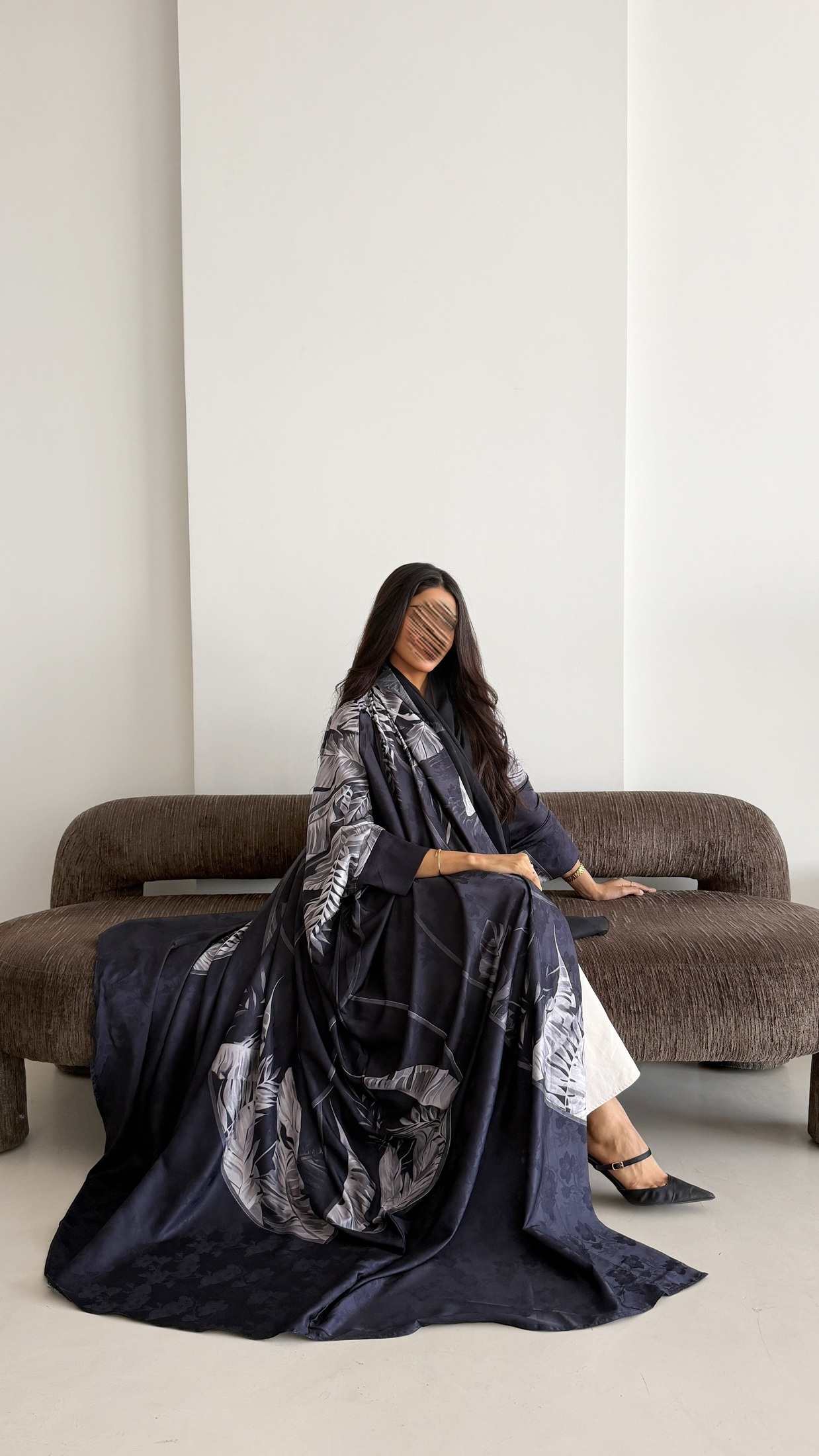 MWT1431 عباية طباعة | Printed Abaya - Aya