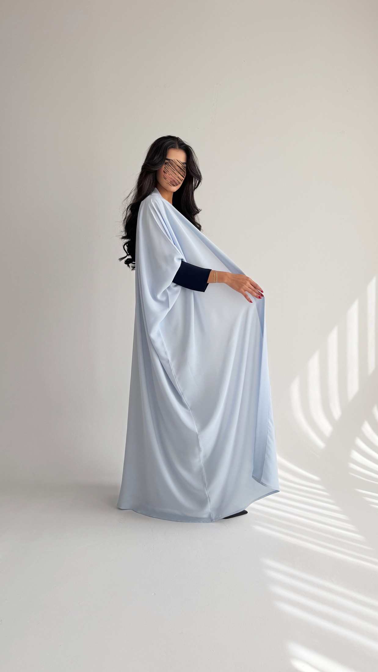 MWT1057 - عباية كريب مع فستان كريب - Aya