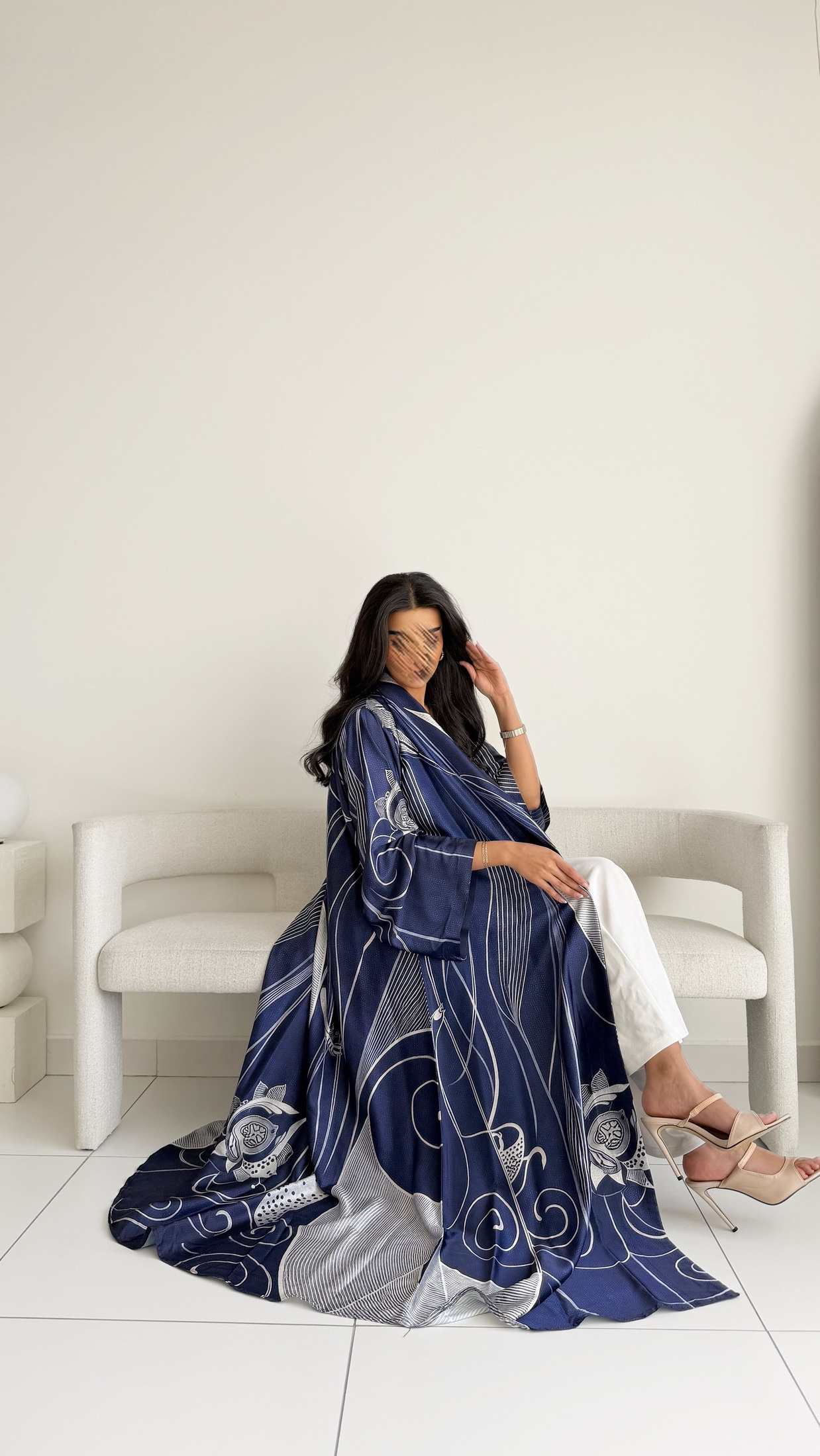 MWT1142 - عباية طباعة | Printed Abaya - Aya