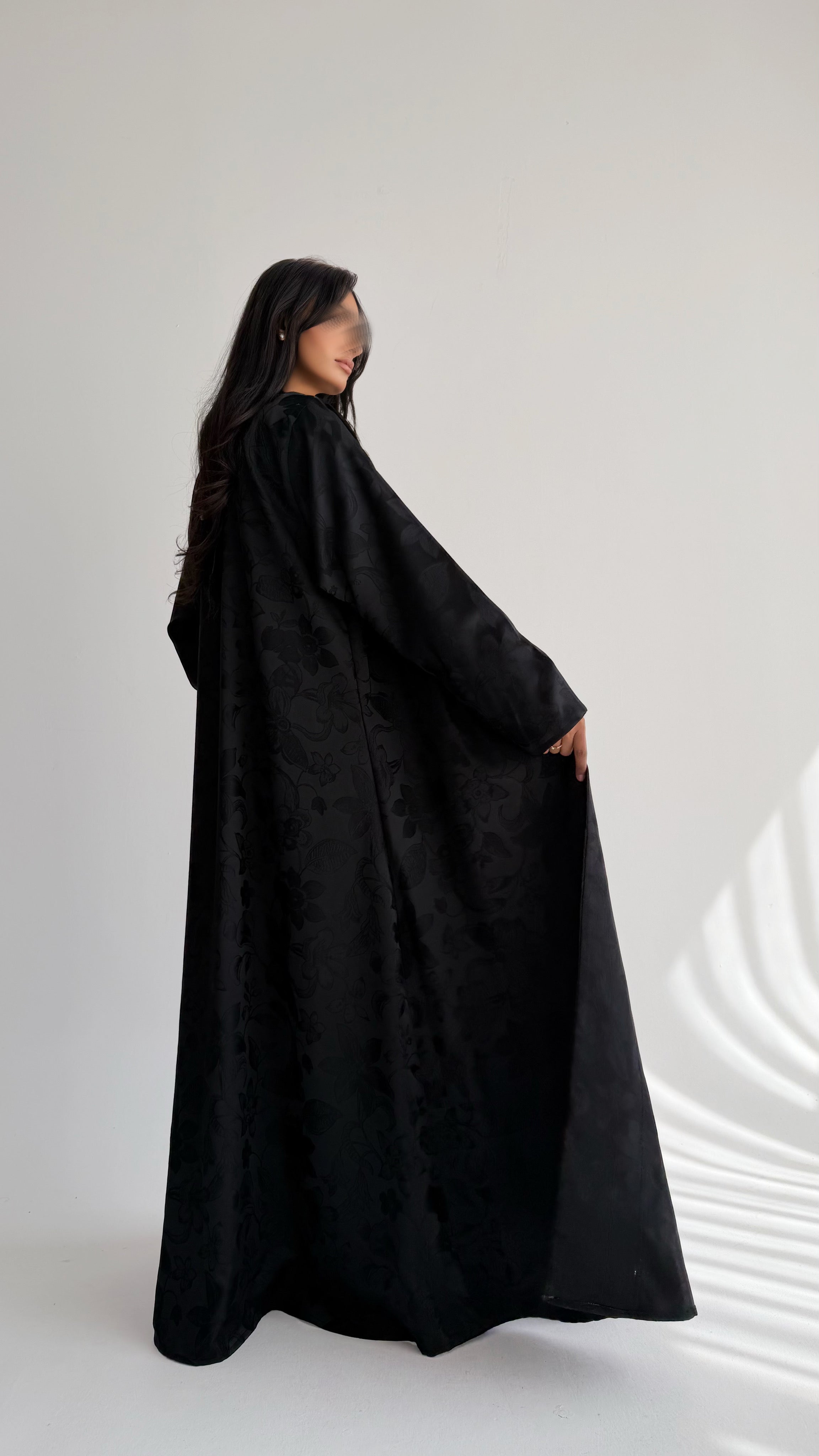 MWT813 - عباية بليزر جاكار - Aya