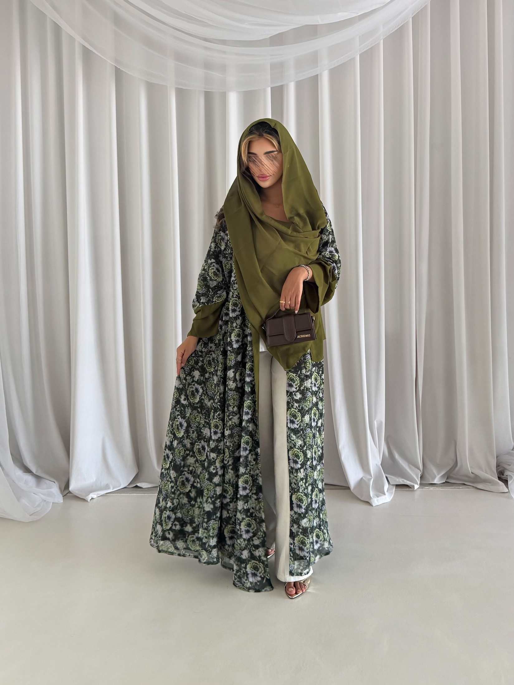 MWT5188 - شيفون طباعة زيتي صيفي بتصميم صيفي يومي - Aya