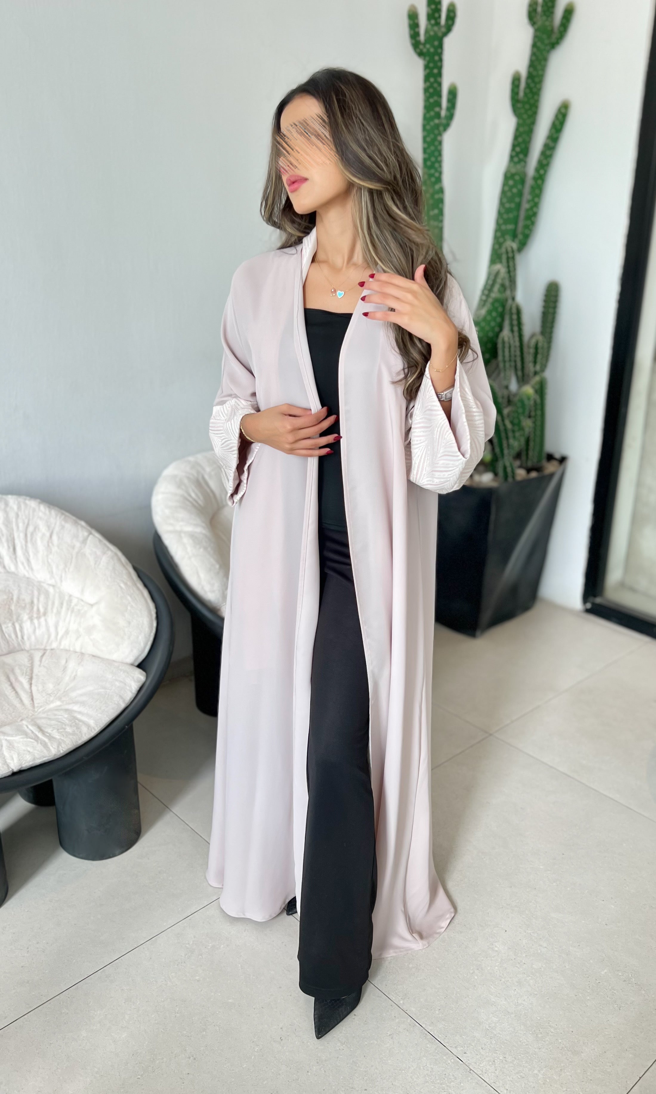MW1735 - عباية كريب كم جاكار