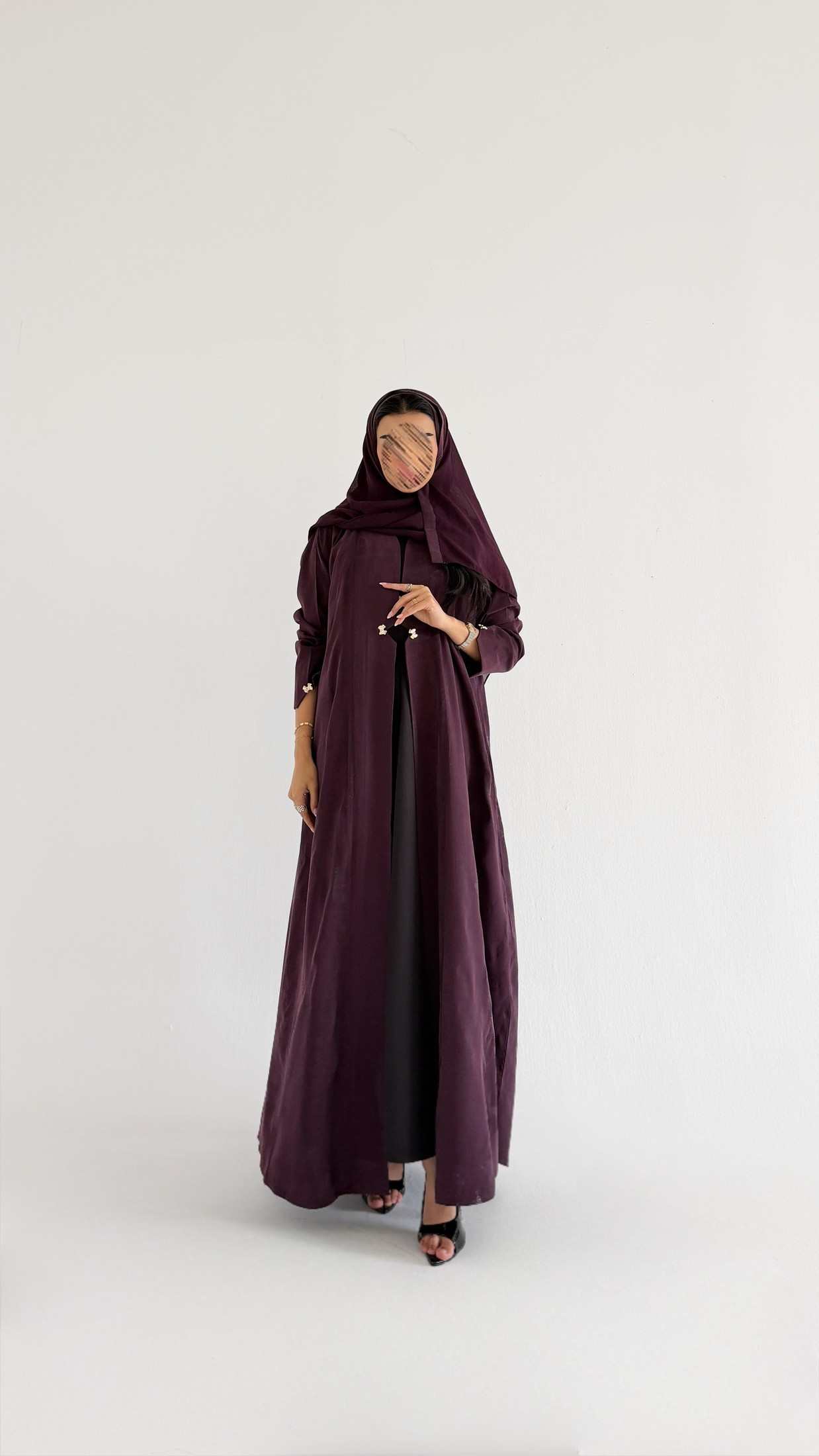 MWT1558 عباية جاكار بقصة جميلة - Aya