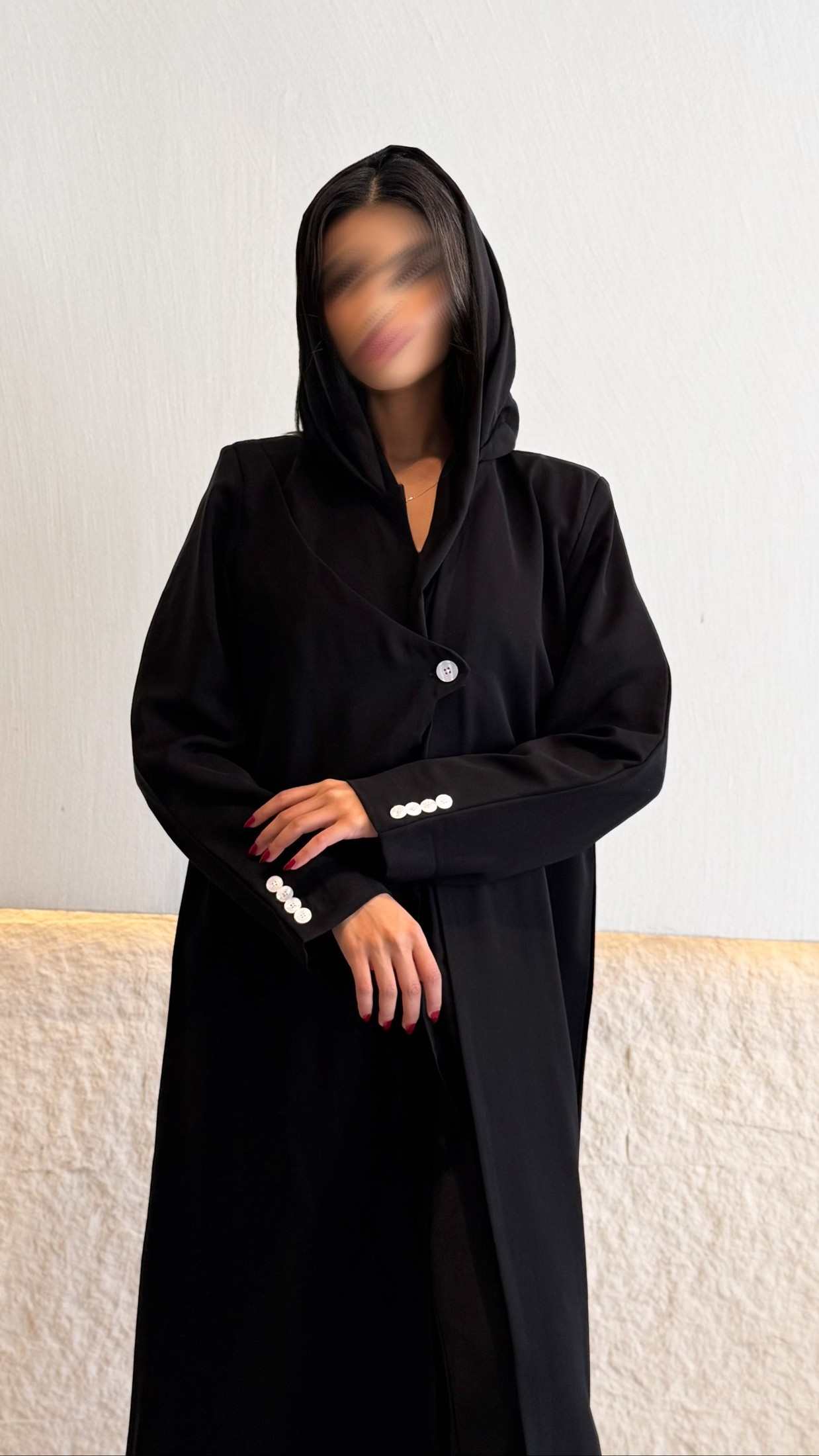 MW1780 - عباية بليزر بقماش كوبرا - Aya