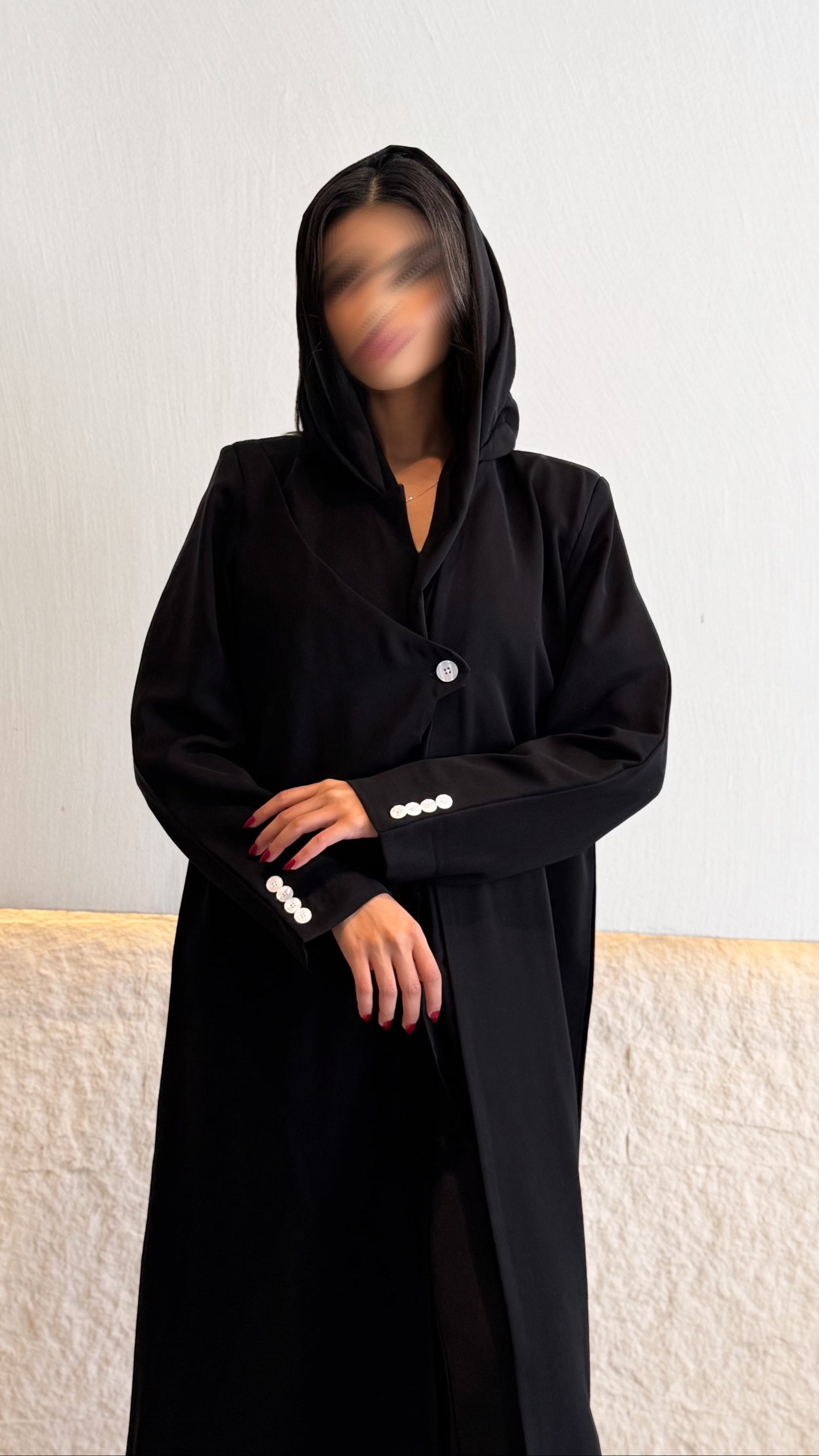 MW1780 - عباية بليزر بقماش كوبرا - Aya