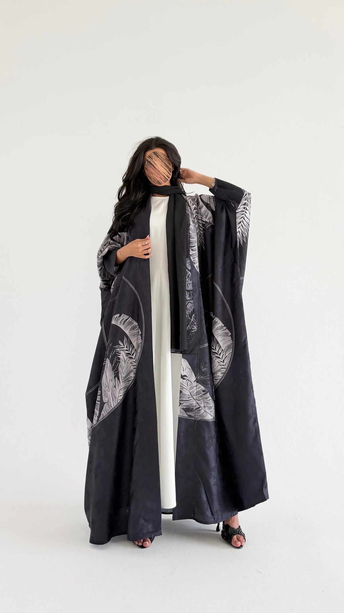 MWT1431 عباية طباعة | Printed Abaya