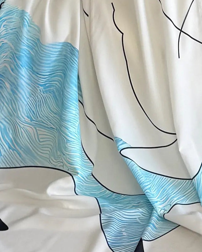 MWT1139 - عباية طباعة | Printed Abaya - Aya