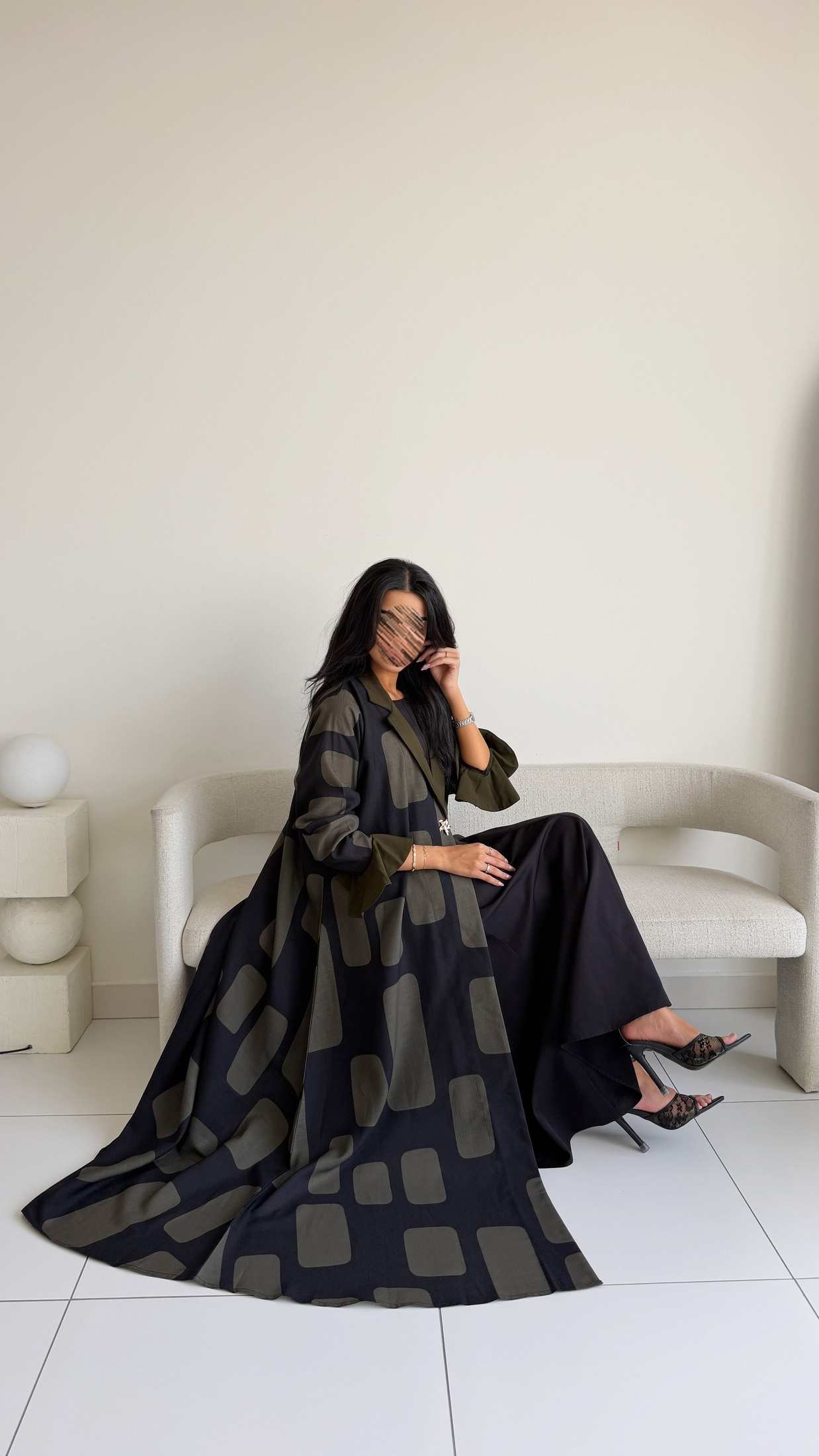 MWT1521 عباية طباعة | Printed Abaya