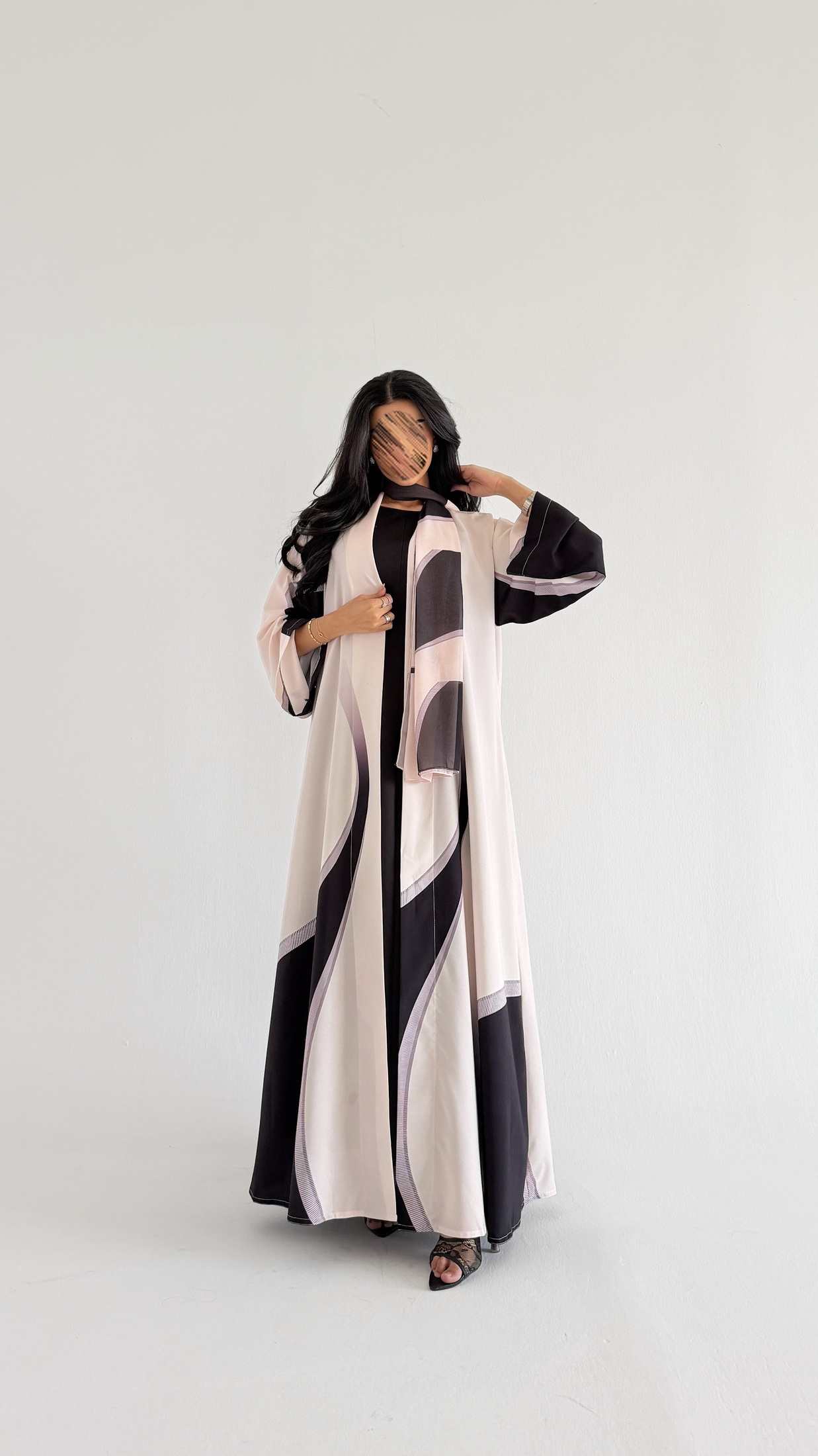 MWT1138 - عباية طباعة | Printed Abaya
