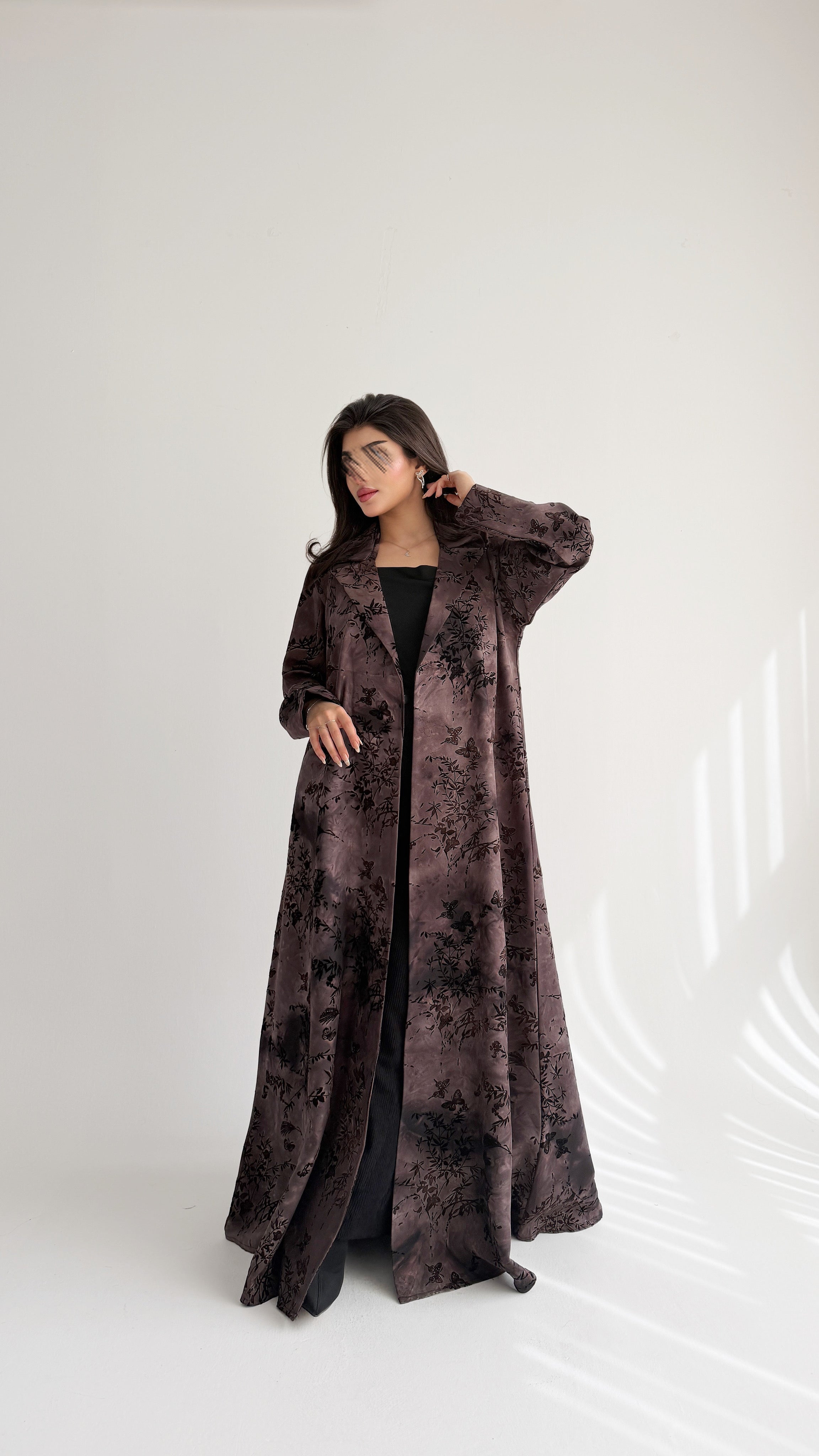 MW2025 - عباية كريب مشجر - Aya