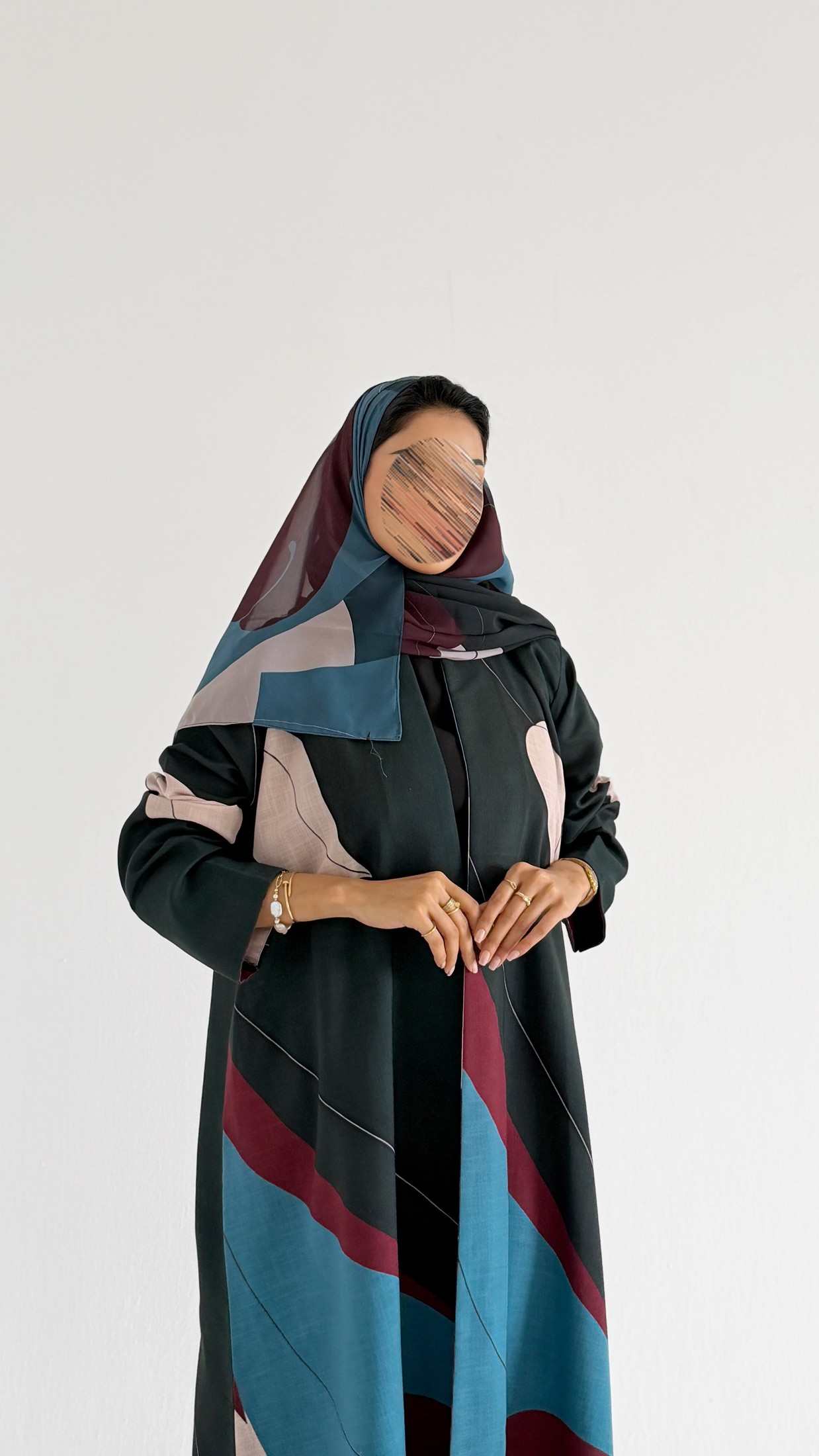 MWT1131 - عباية طباعة | Printed Abaya - Aya