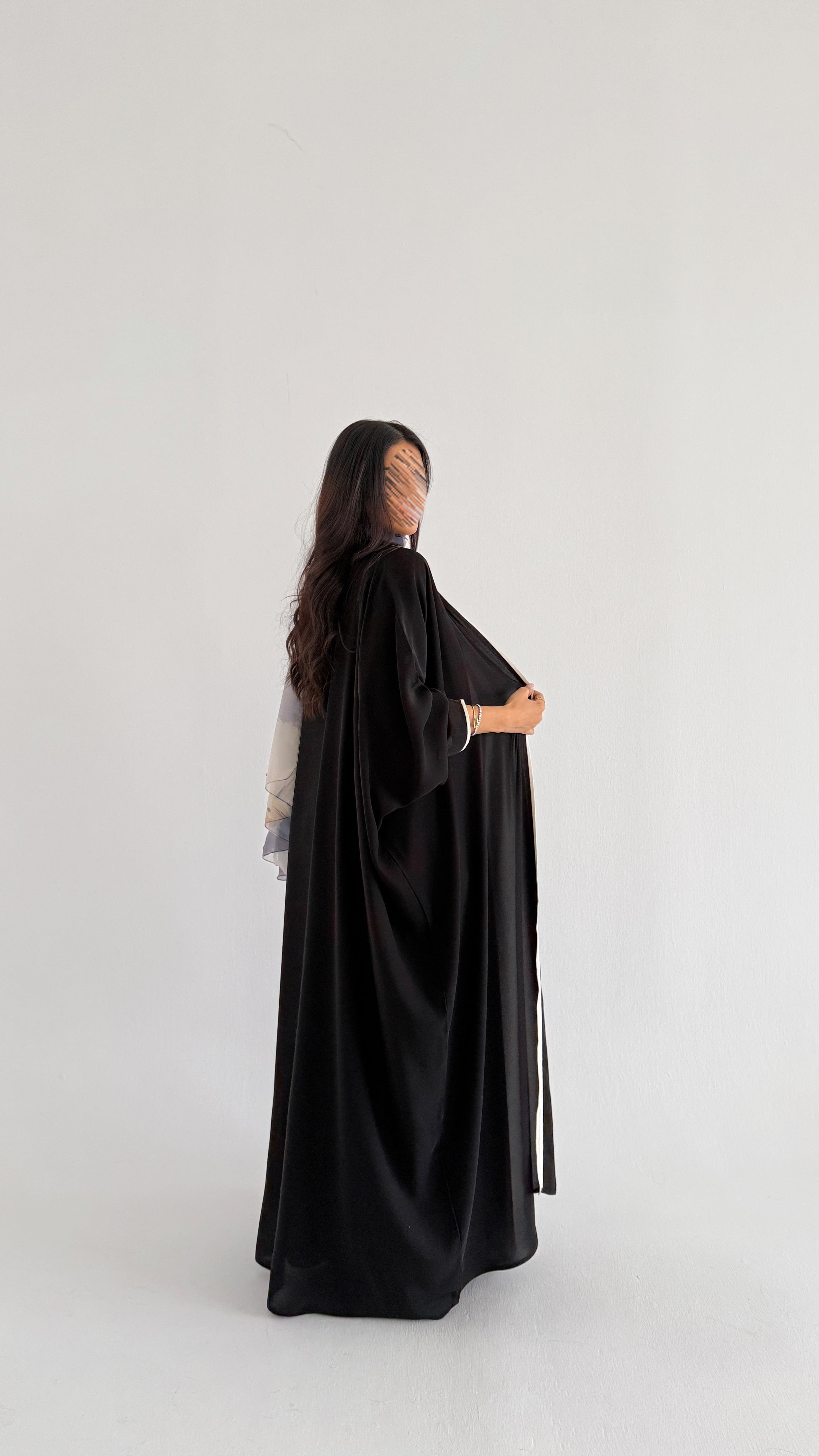 MWT1169 - عباية طباعة | Printed Abaya - Aya