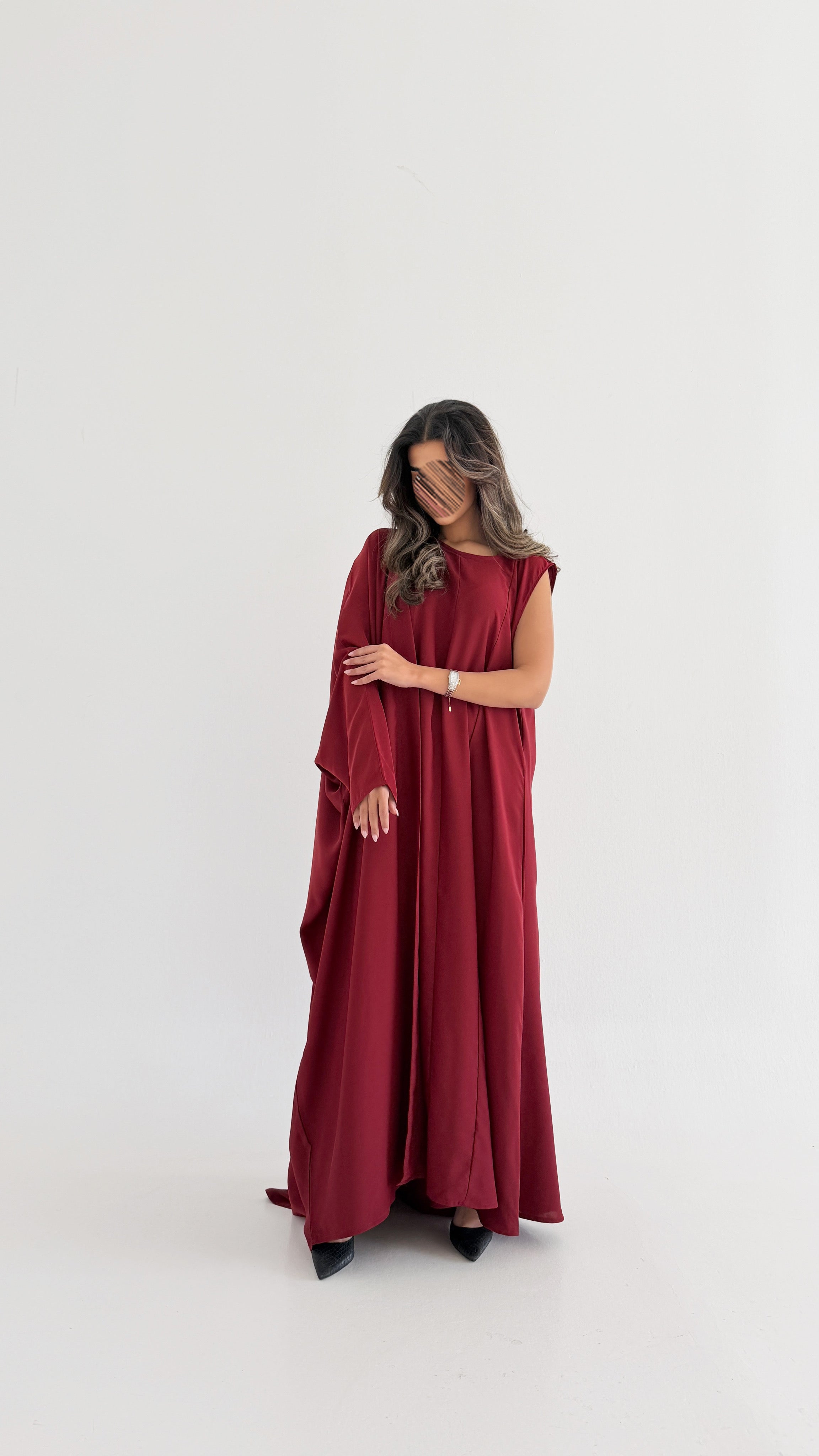 MW2012 - عباية كريب مع فستان كريب - Aya