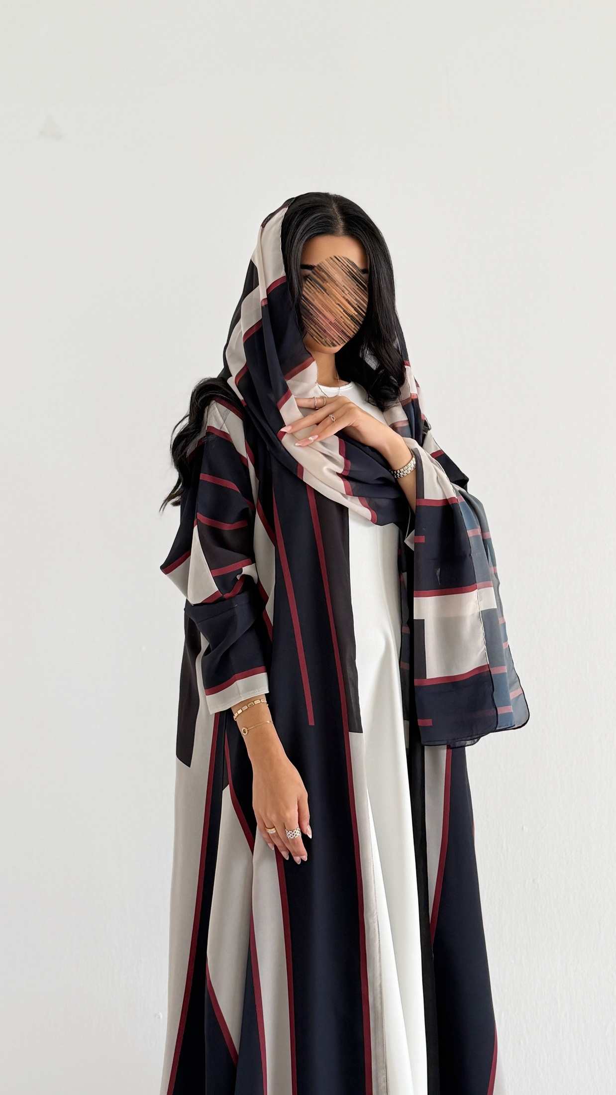 MWT1539 عباية طباعة | Printed Abaya