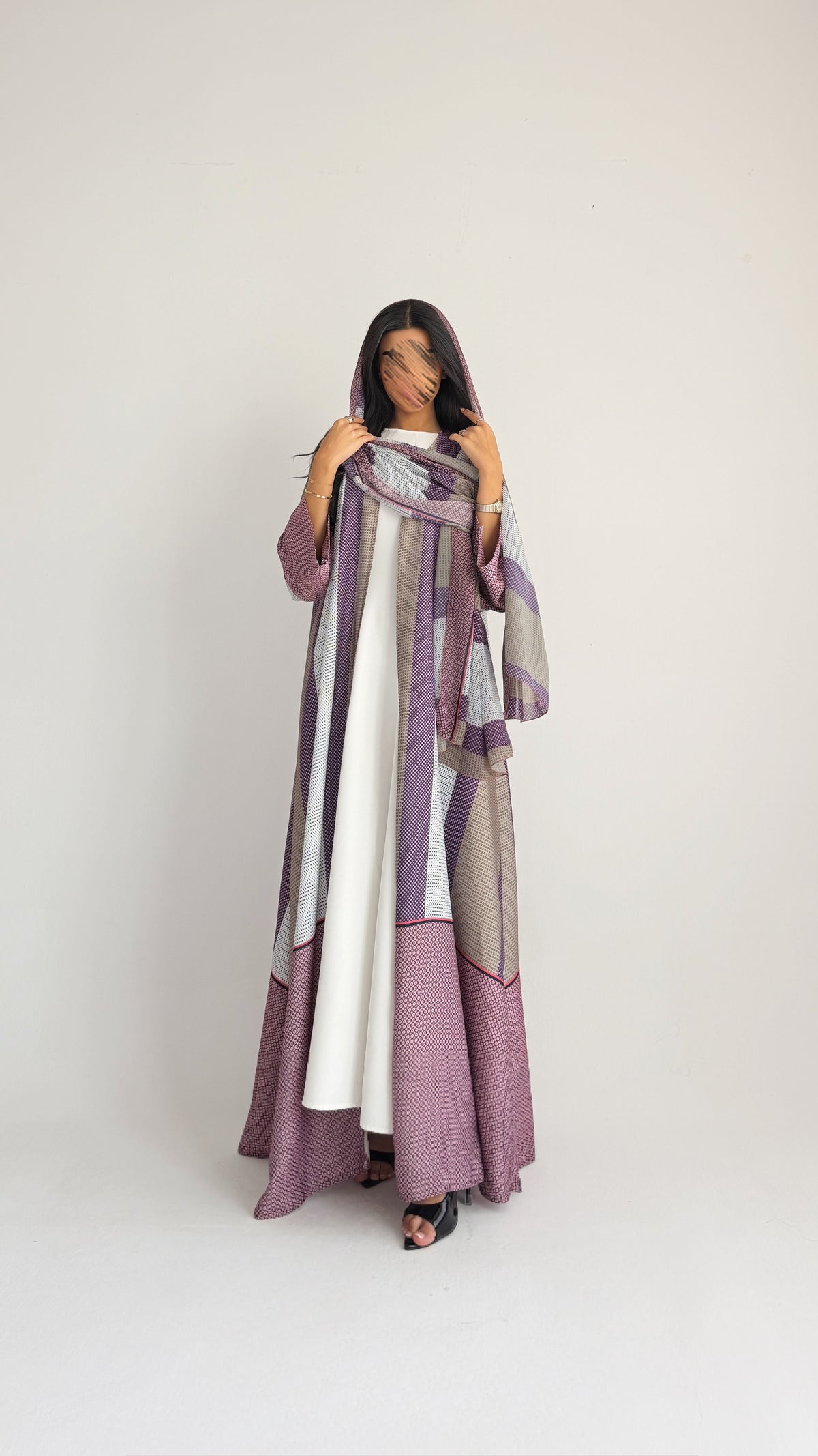 MWT1245 - Summer Printed Abaya |  عباية صيفية طباعة - Aya