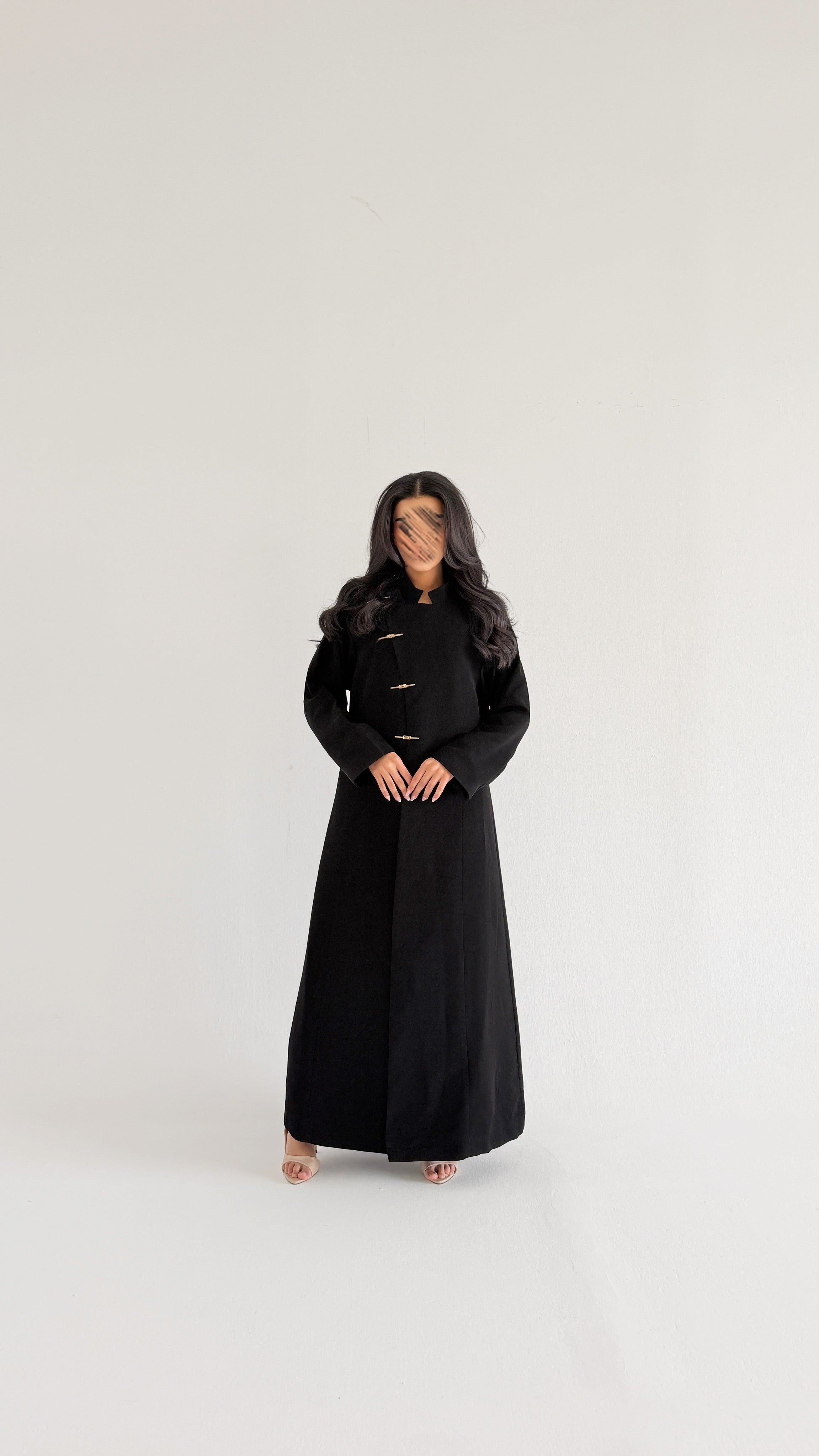 MWT1148 - عباية بليزر بازارير ذهبية - Aya