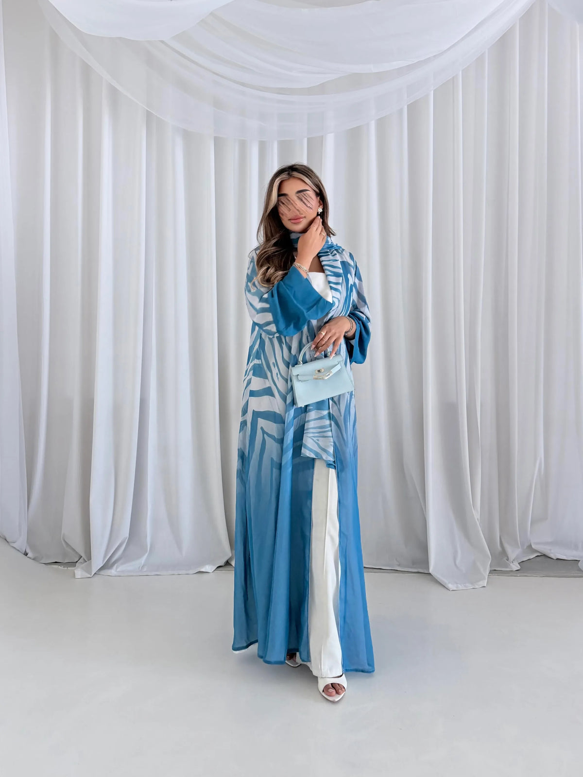 MWT5208 - عبايه طباعه شيفون - Aya