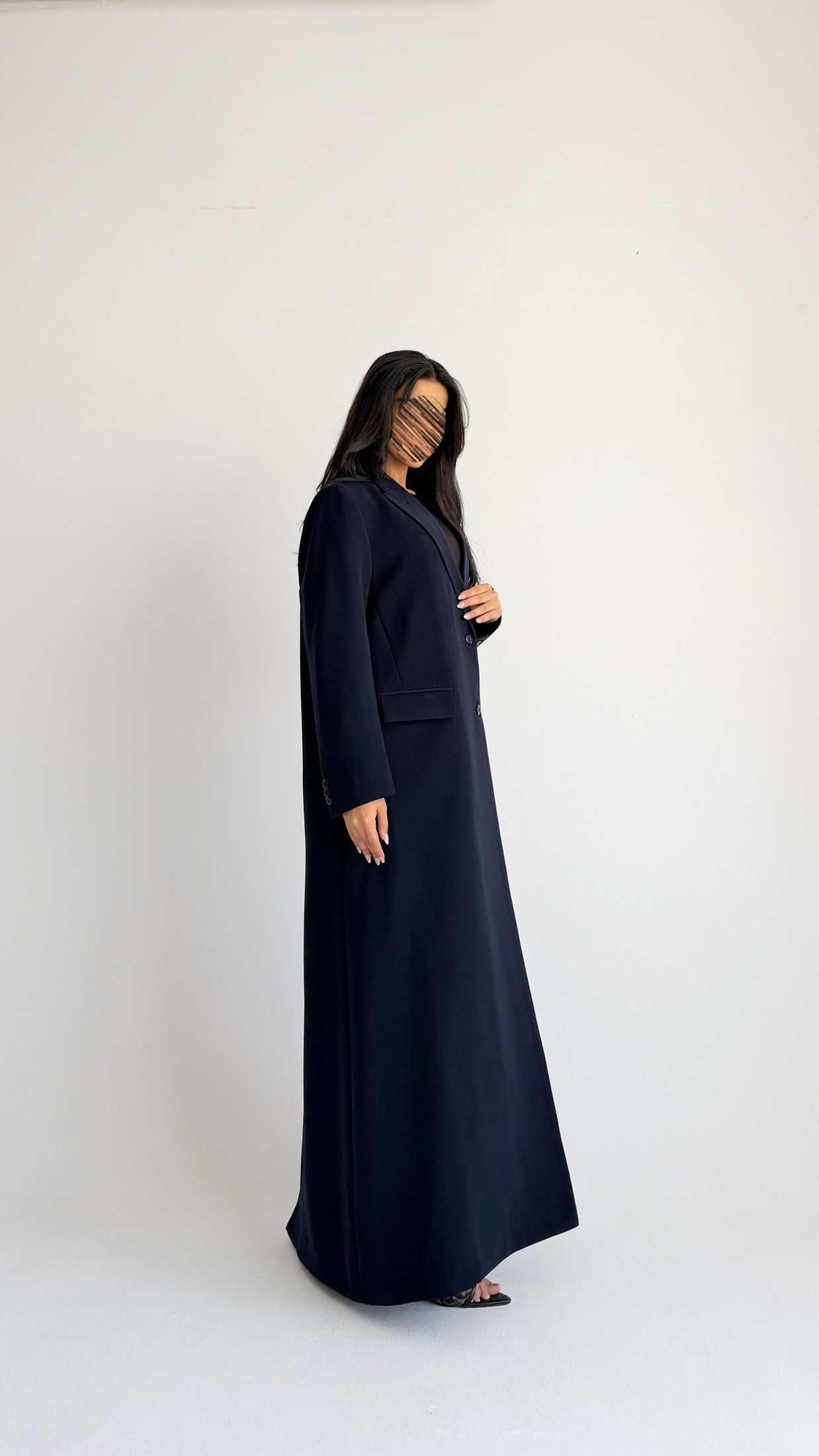 MWT1215 - عباية بليزر|  Blazer Abaya - Aya